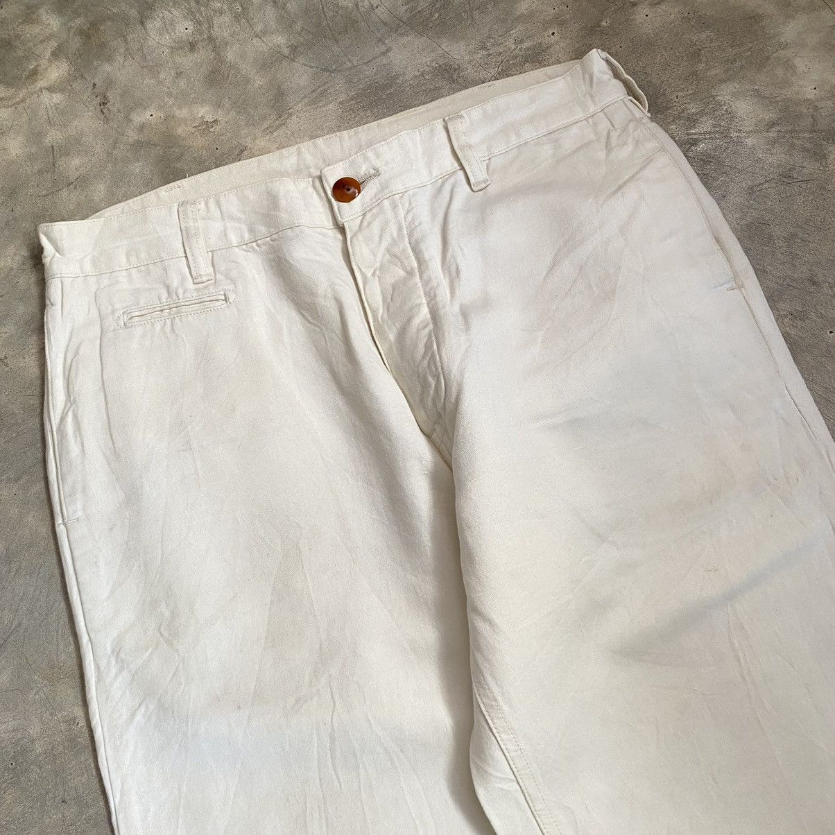 Vintage Sanca Buckle Back Fly Button Pants