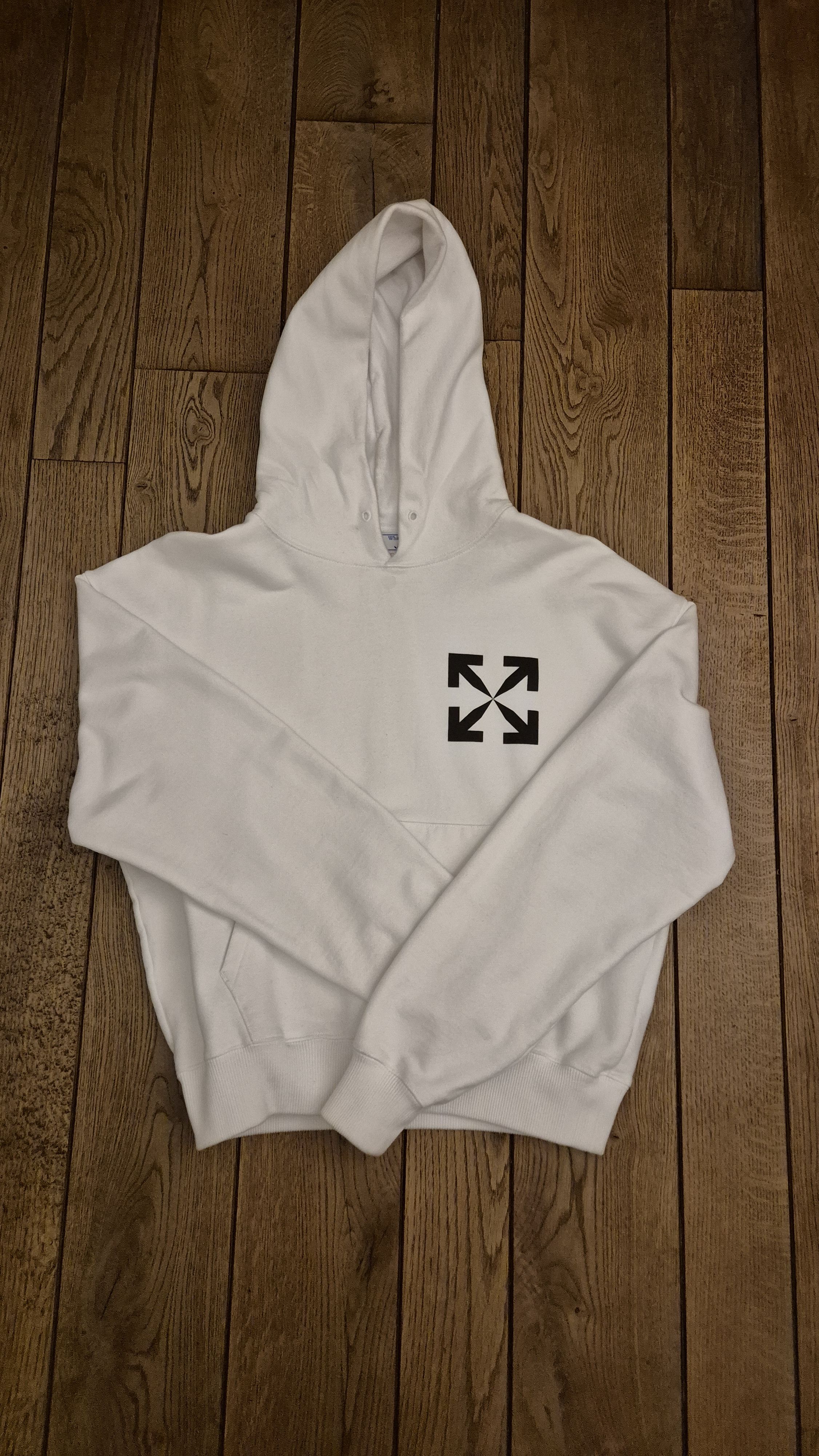 Off-White OFF-WHITE Arrows Print Hoodie Size US S / EU 44-46 / 1 - 1 Thumbnail