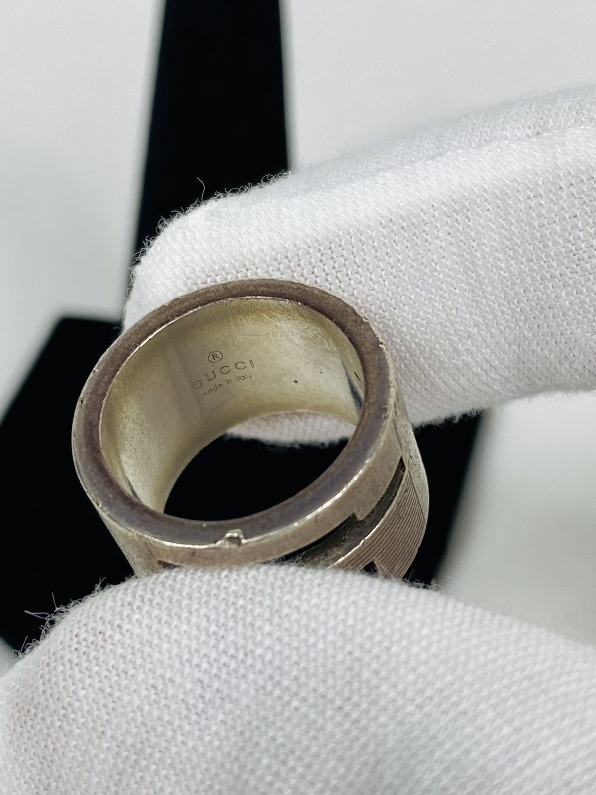 Gucci Gucci .925 Silver G Ring size IT 9 Size ONE SIZE - 4 Thumbnail
