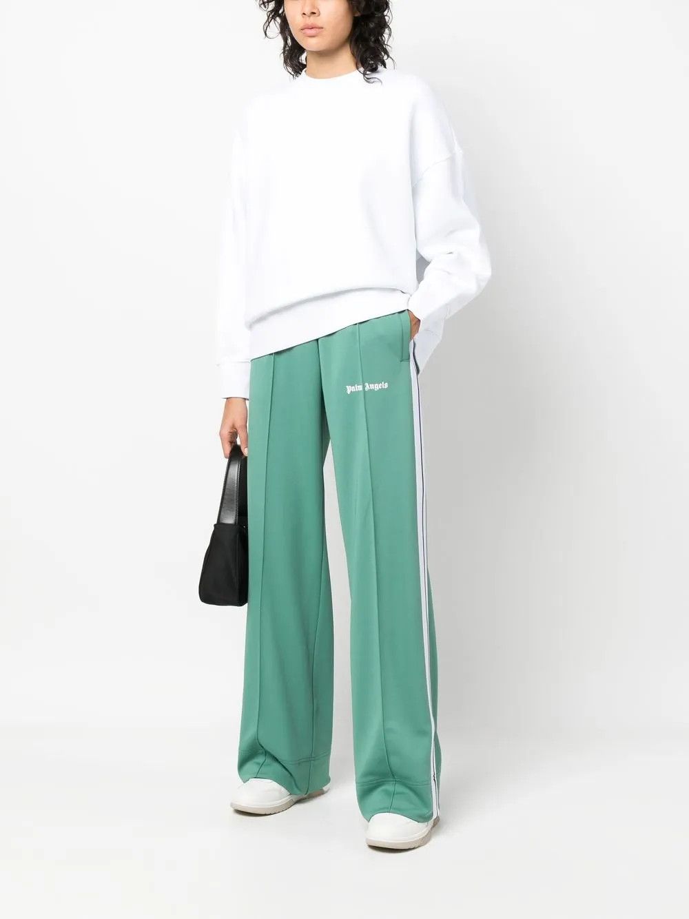 Palm Angels o1y1125 Sweatpant in Green Size 30" / US 8 / IT 44 - 4 Thumbnail