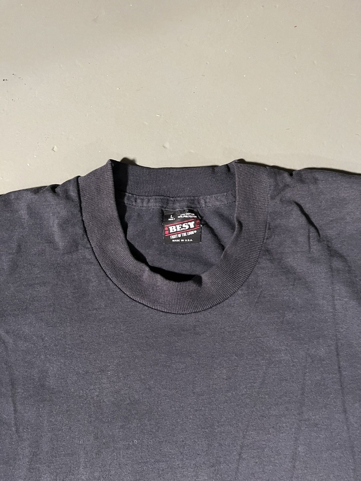 Other Vintage Blank Black Best T-shirt Size US L / EU 52-54 / 3 - 2 Thumbnail