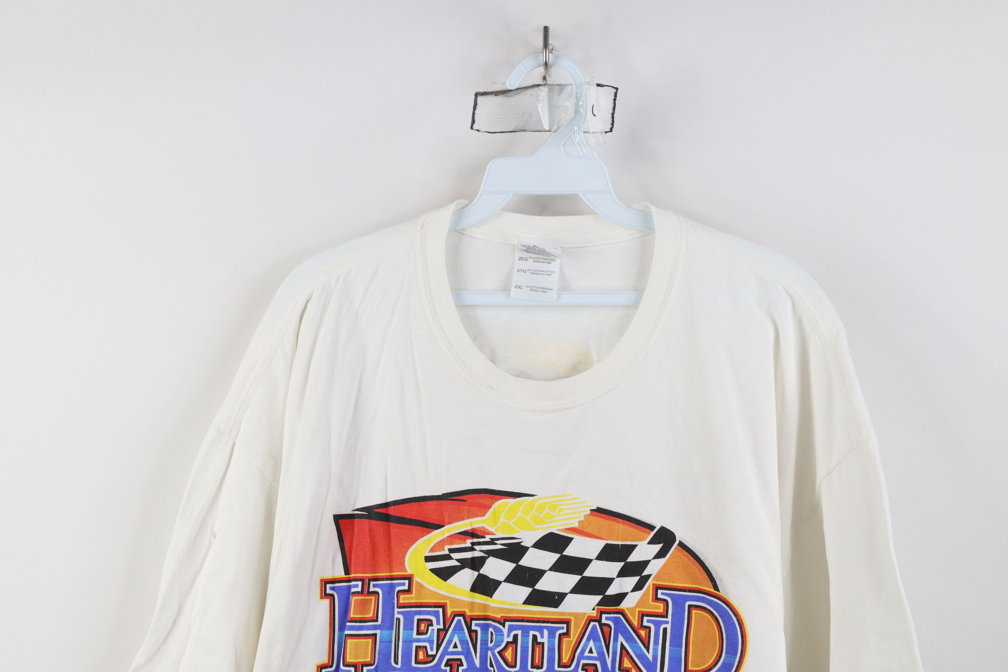 Vintage Vintage Y2K Streetwear Park Topeka Kansas Racing T-Shirt Size US XXL / EU 58 / 5 - 2 Thumbnail
