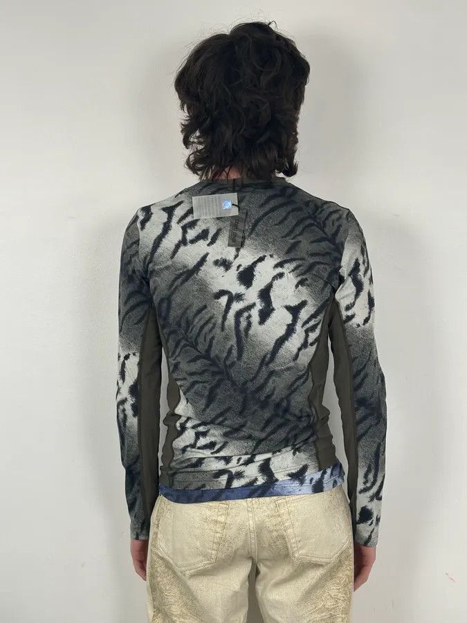Roberto Cavalli Roberto Cavalli Grey Black Zebra Savage Longsleeve Size S / US 4 / IT 40 - 3 Thumbnail