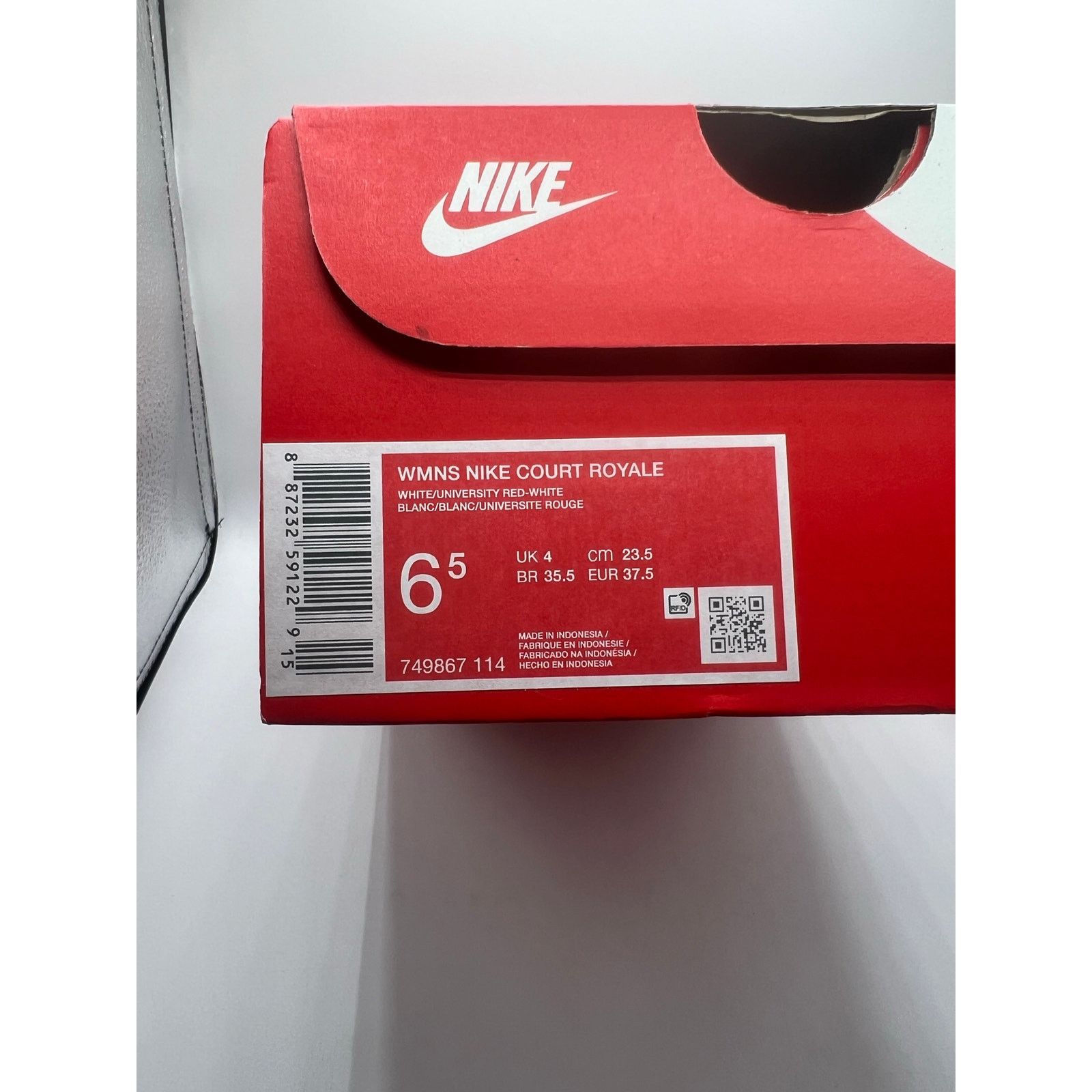 Nike Nike Court Royale “White University Red” size 6.5 women’s Size US 6.5 / IT 36.5 - 7 Thumbnail