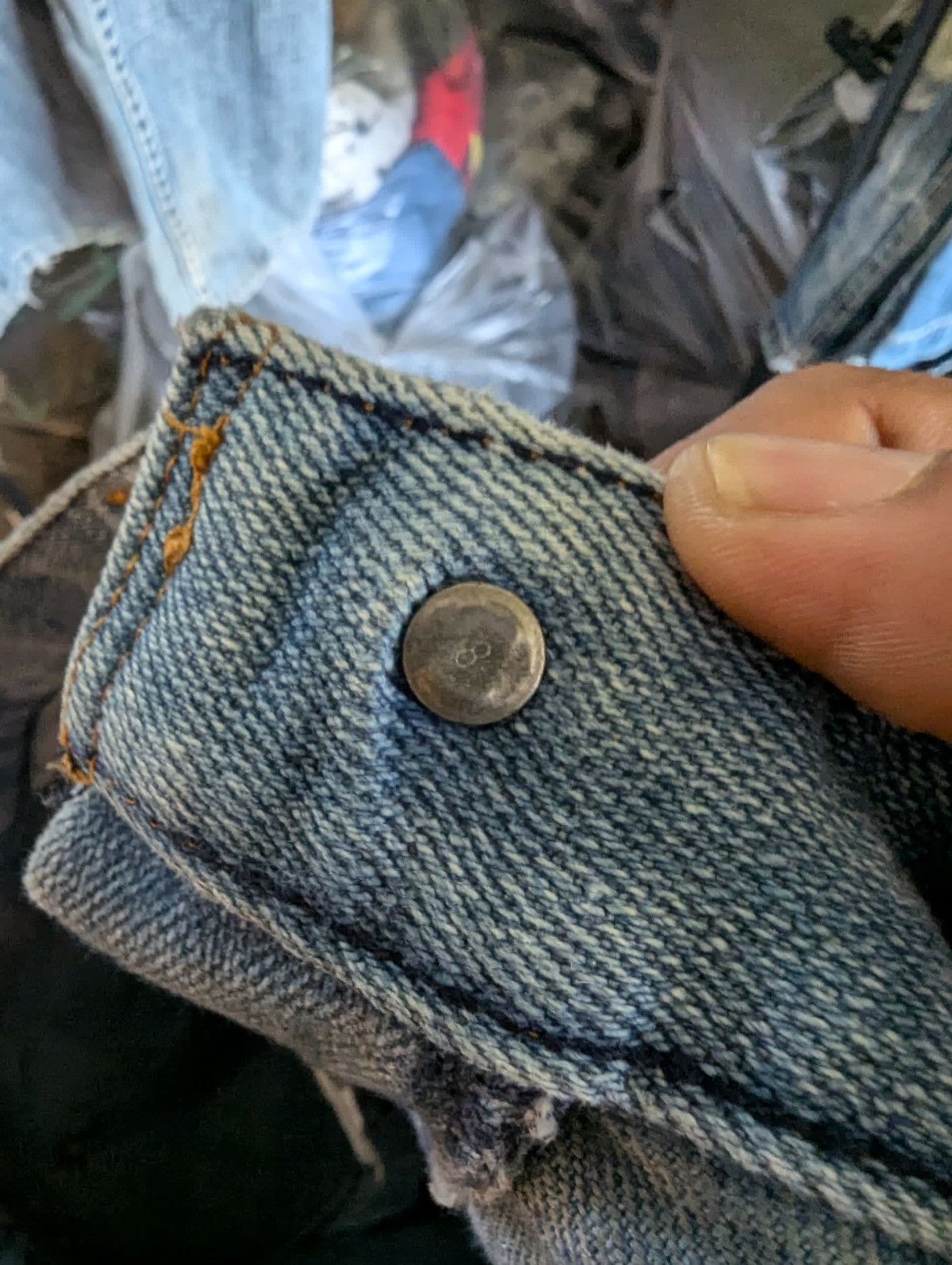 Levi's × Vintage Vintage Levi’s Button 8 Prospector Orange Tag Size US 33 - 7 Thumbnail