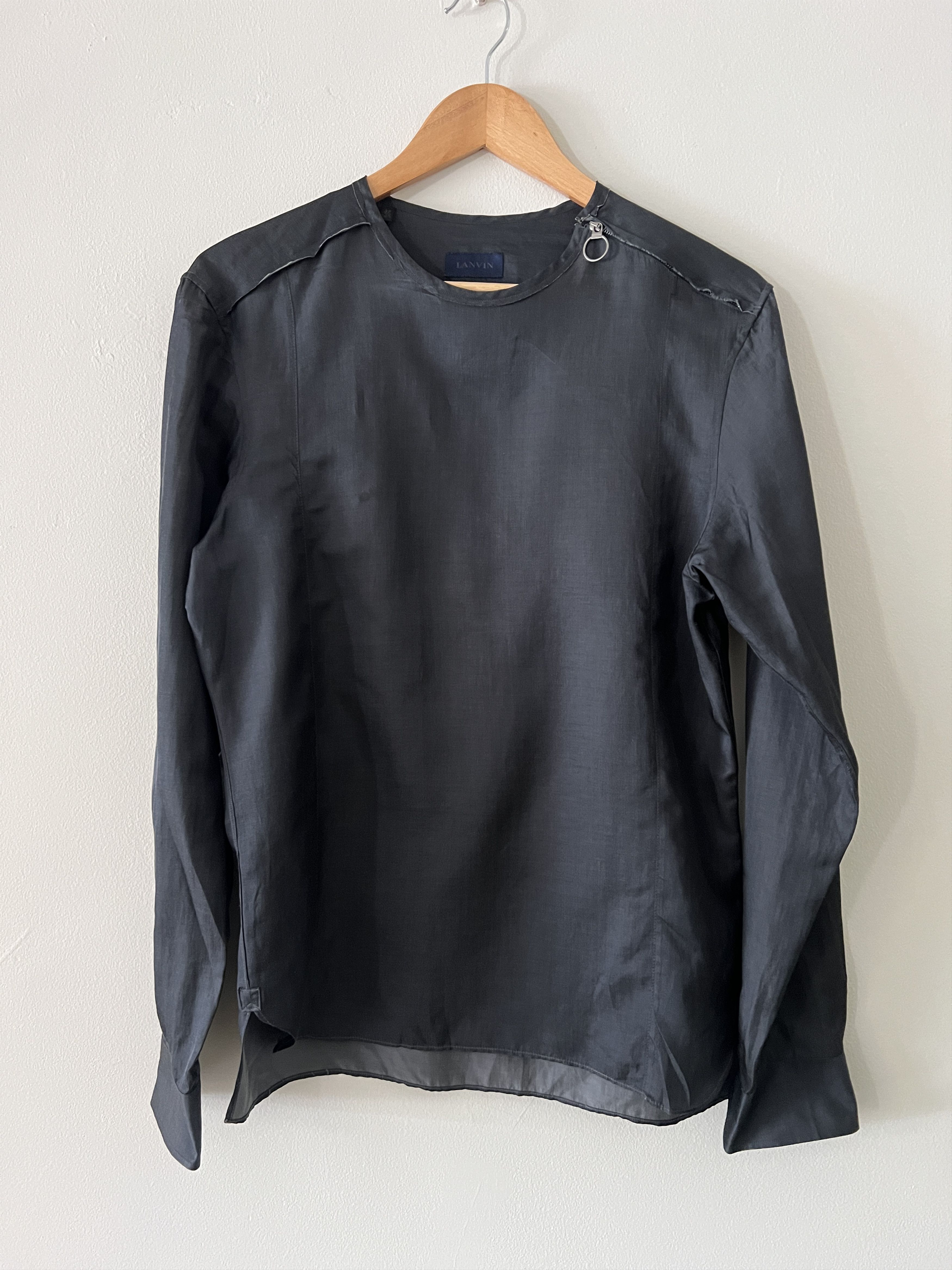 Lanvin Silk Cotton shirt Lucas Ossendrijver era