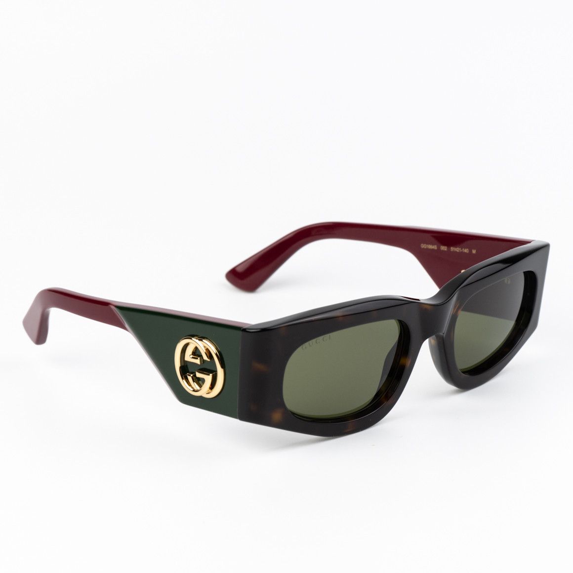 Gucci NEW Gucci GG1664S 002 Rectangle Unisex Sunglasses Size ONE SIZE - 4 Thumbnail