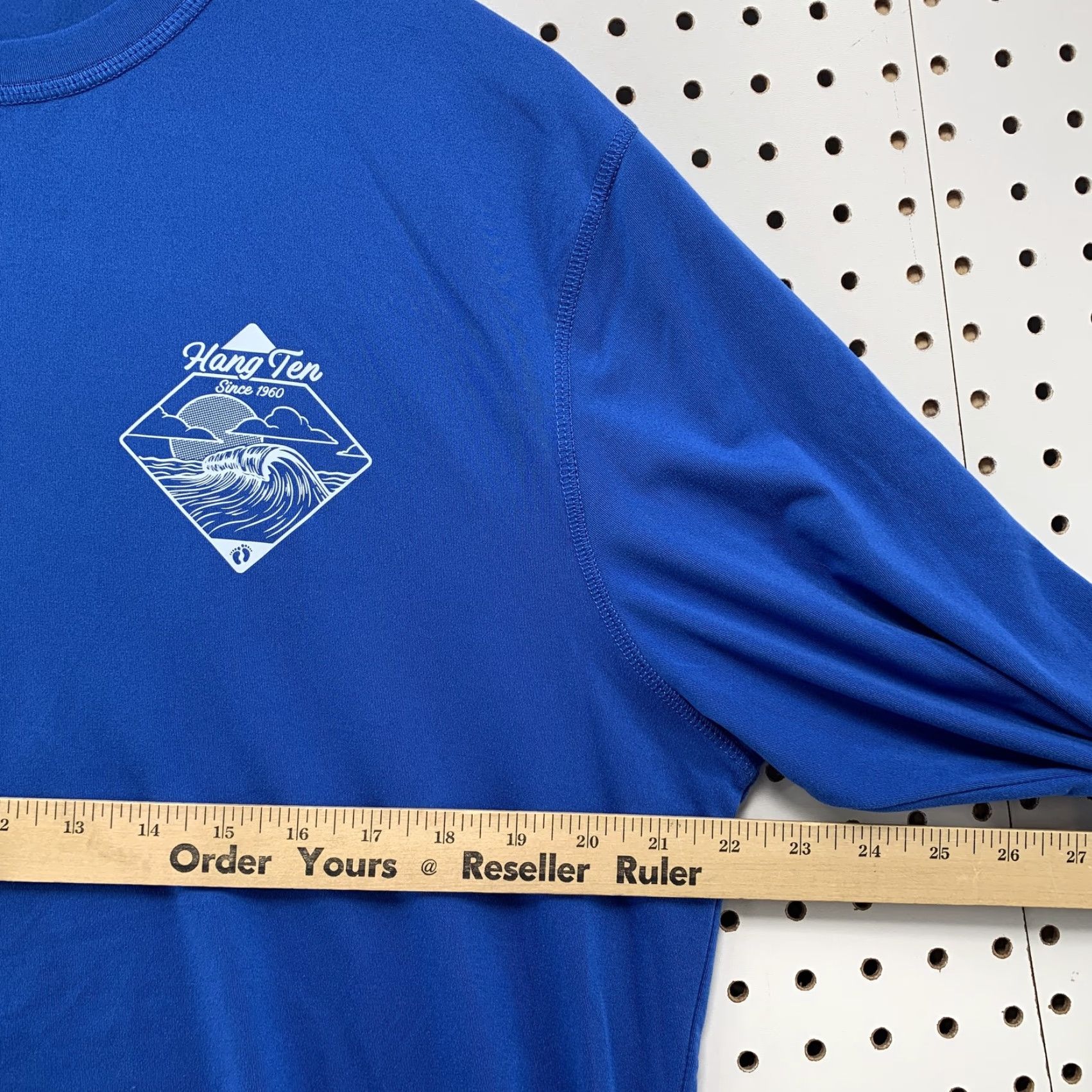 Hang Ten Hang Ten UV PROTECTION Shirt Mens Medium Blue Long Sleeve Surf Swim Size US M / EU 48-50 / 2 - 4 Thumbnail