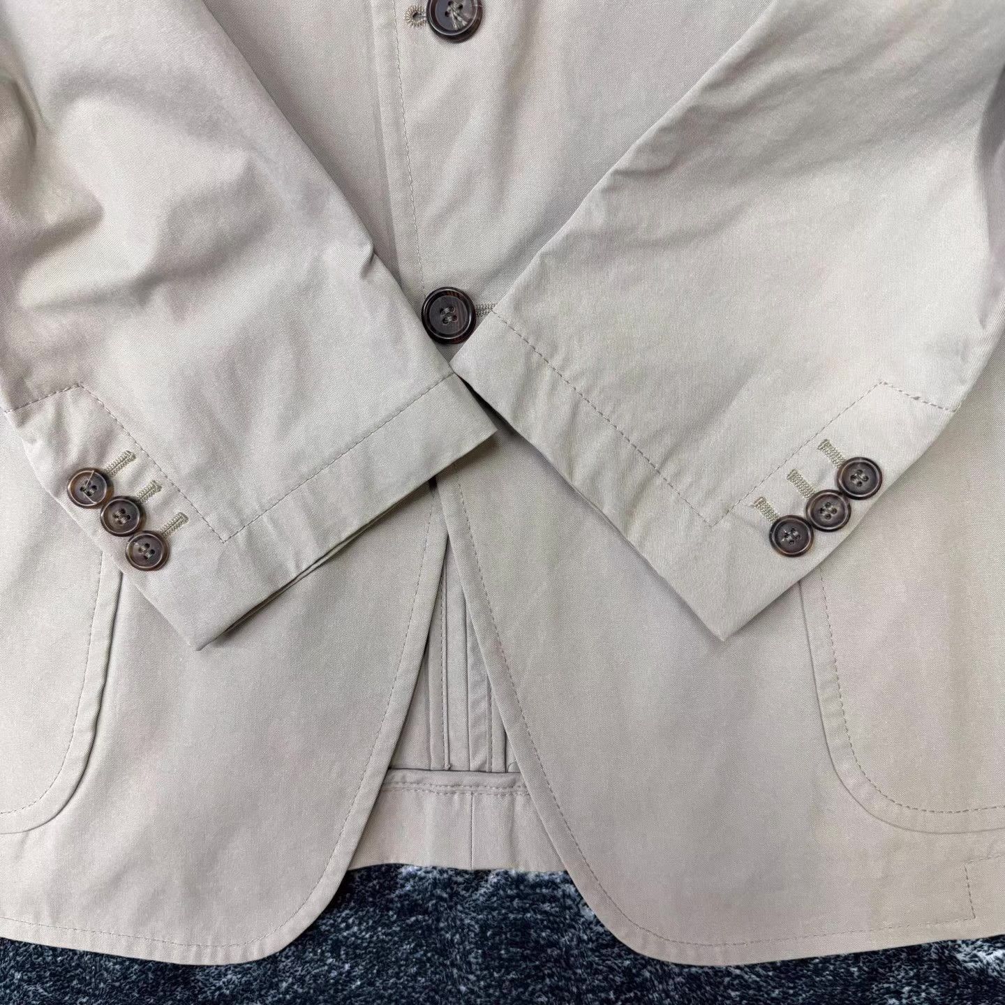 Prada PRADA Light Grey Blazer Q10 Size 50R - 3 Thumbnail