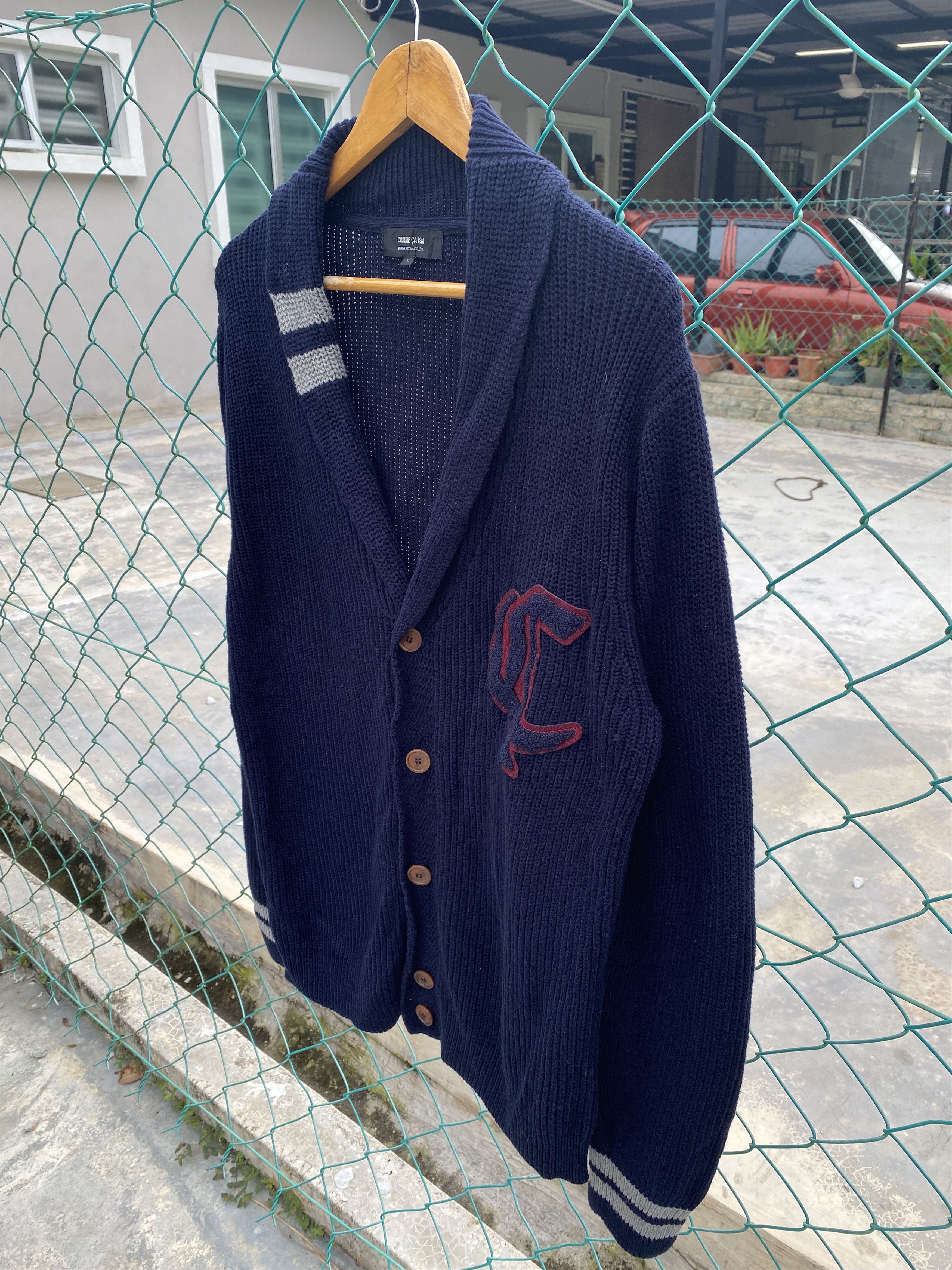 Comme Ca Ism Comme Ca Ism shawl collar thermal cardigan Size L / US 10 / IT 46 - 4 Thumbnail