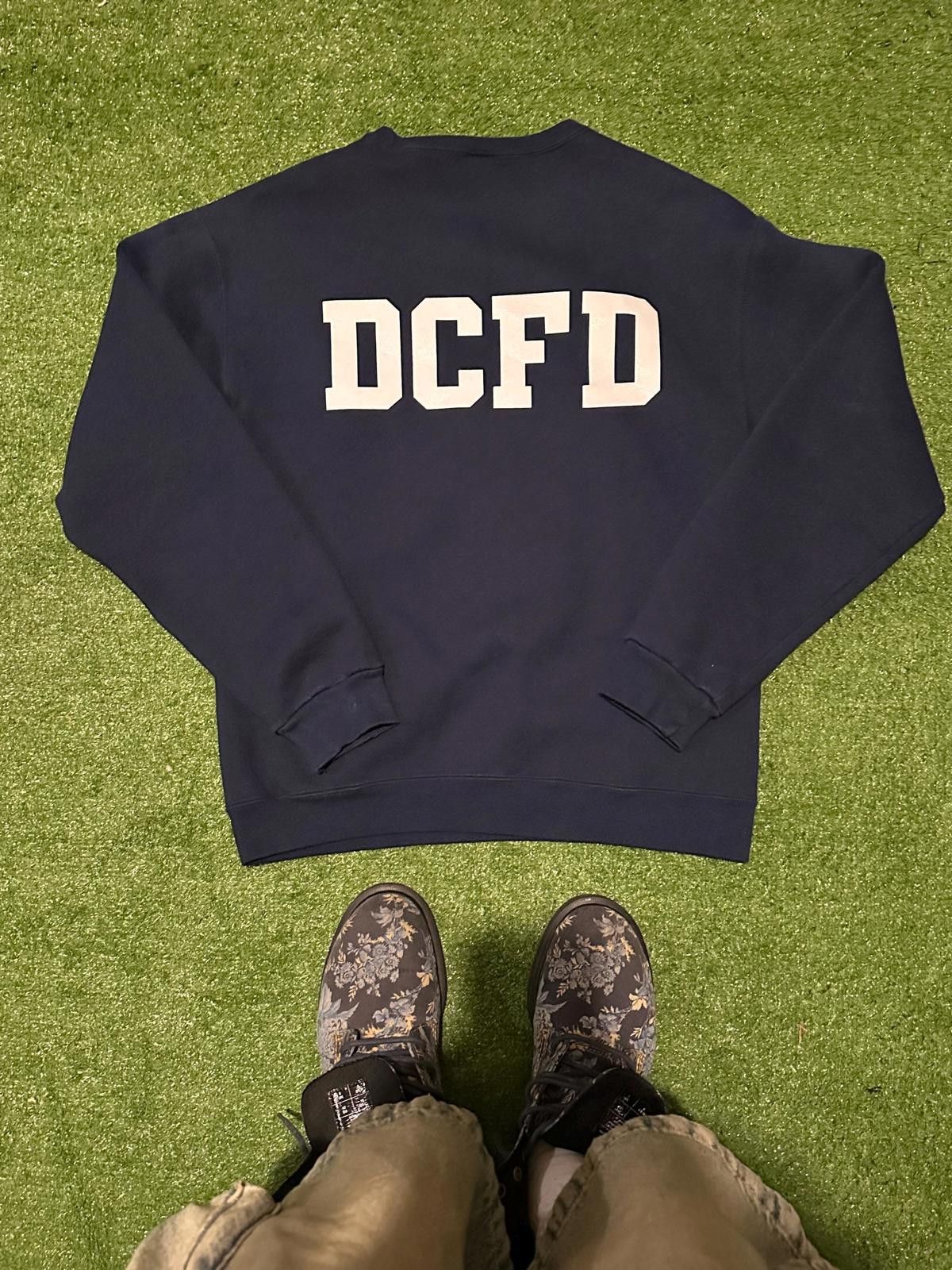 Fruit Of The Loom Vintage Fruit of the Loom Fire Department Sweatshirt Size ONE SIZE - 2 Thumbnail