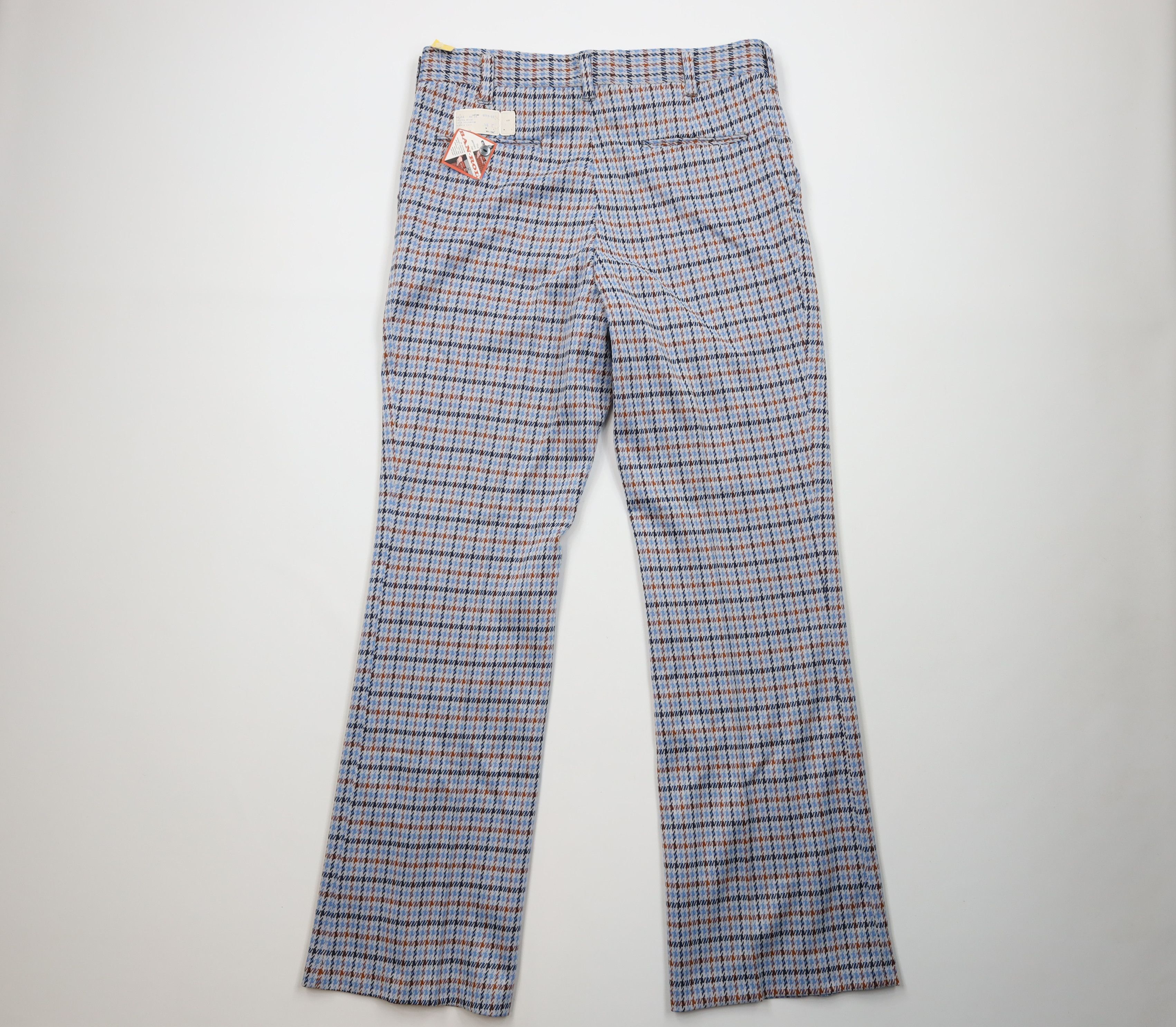 Vintage Deadstock Vintage 60s Streetwear Knit Bell Bottoms Pants USA Size US 36 / EU 52 - 9 Thumbnail