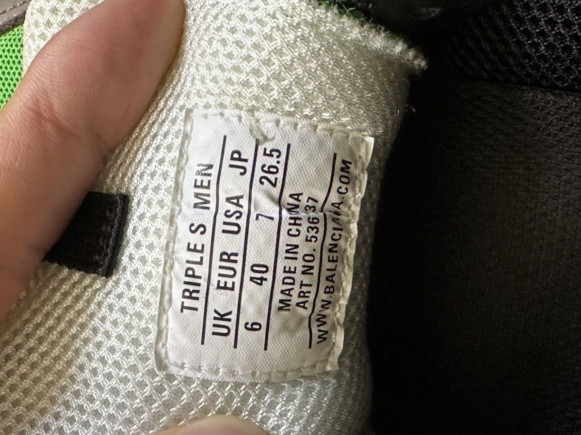 Balenciaga Balenciaga triple s green/grey Size US 7 / EU 40 - 6 Thumbnail