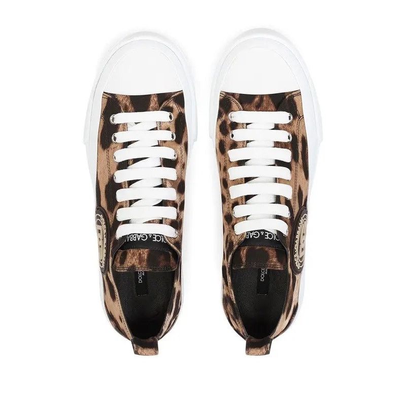 Dolce & Gabbana Dolce & Gabbana Portofino Low-Top Sneakers sz. 37.5 EU Size US 7.5 / IT 37.5 - 3 Thumbnail