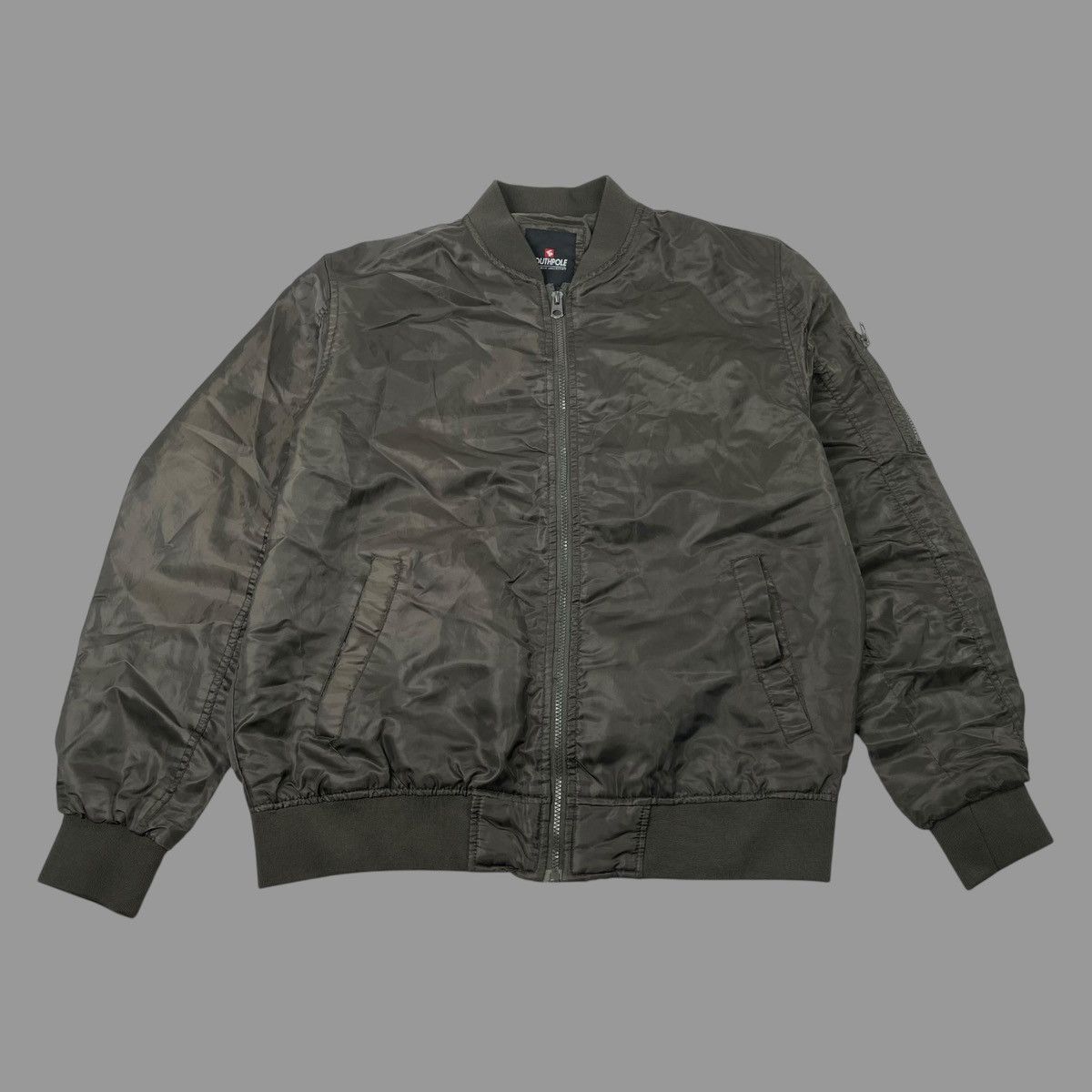 Vintage Vintage Y2K South Pole zip up bomber jacket Size US L / EU 52-54 / 3 - 1 Thumbnail
