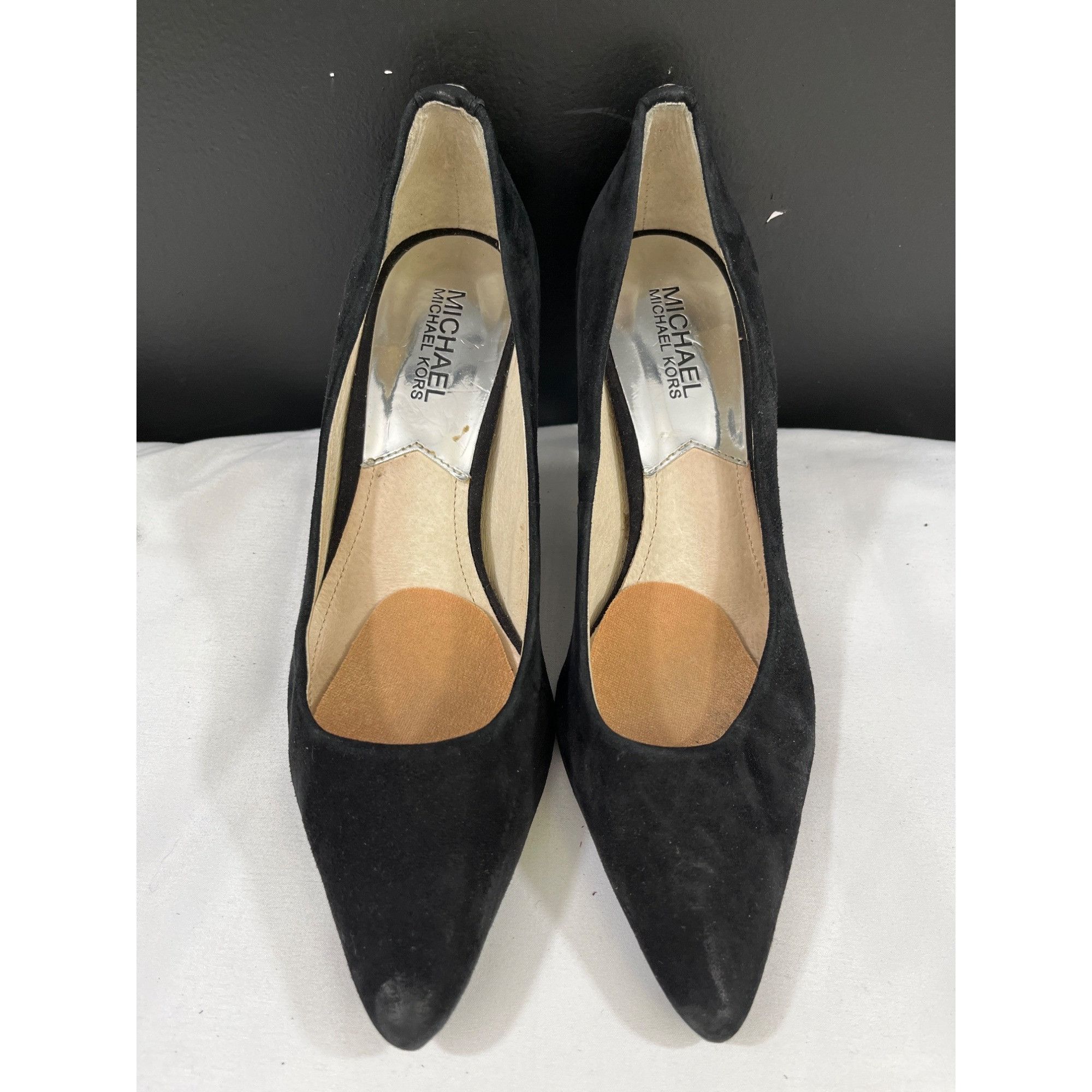 Michael Kors Michael Michael Kors Women's Black Leather Shoes/Heels Size Size US 7.5 / IT 37.5 - 2 Thumbnail