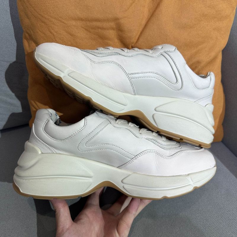 Gucci Gucci Rhyton Low-Top Sneakers in Beige - Size US 9.5 / EU 42-43 - 7 Thumbnail