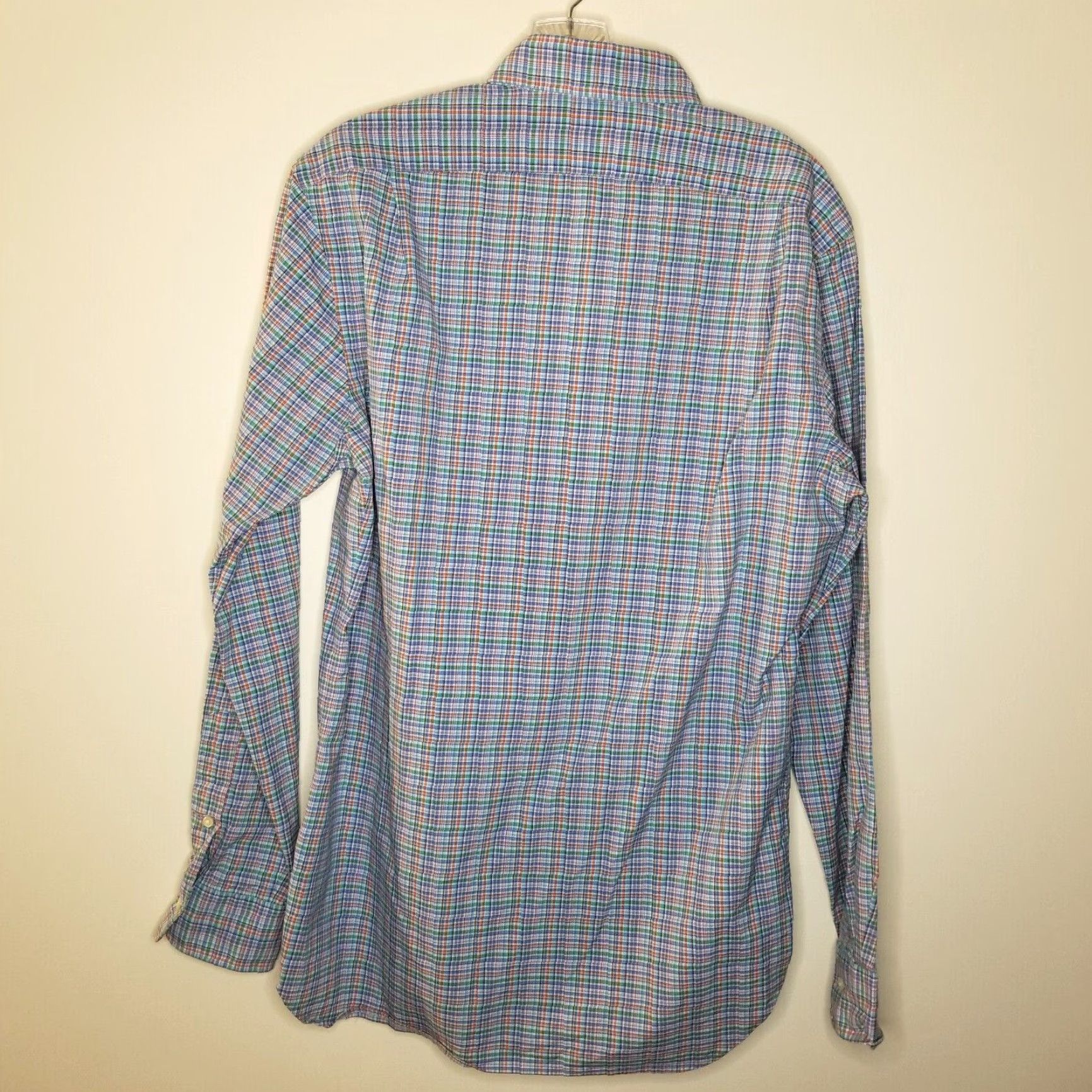 Polo Ralph Lauren Polo Ralph Lauren Shirt Men Long Sleeve Plaid Button-Up 15.5/39 Multicolor Mens - 39) Size US M / EU 48-50 / 2 - 5 Thumbnail