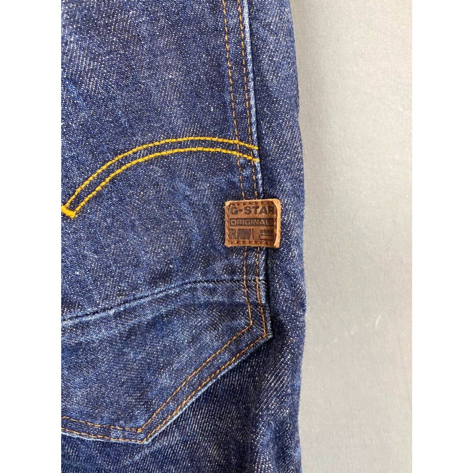 G-Star G-Star Jeans Mens Tapered 29x32 Blue Denim Straight Leg Belt Loop Regular Fit 5-Pocket Craftwear Denim Jeans Size US 29 - 6 Thumbnail