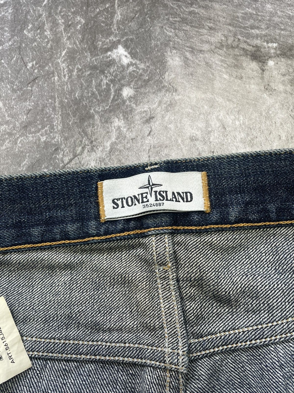 Stone Island Vintage Stone Island Baggy Denim Jeans Patch Logo 90s Y2k Size US 32 / EU 48 - 17 Thumbnail