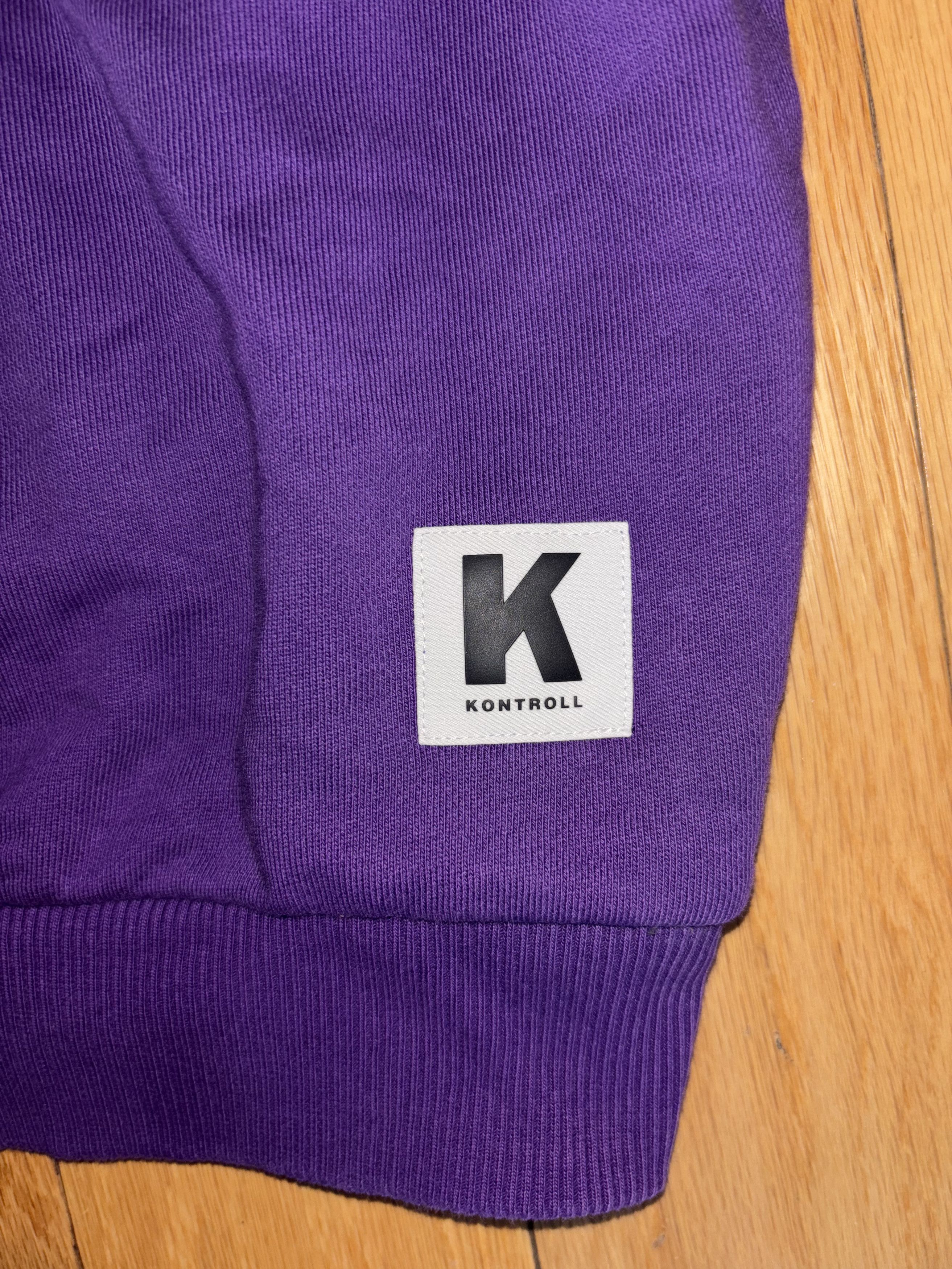 Kappa Kappa X Kontroll Purple Sweatshirt Size US XL / EU 56 / 4 - 3 Thumbnail