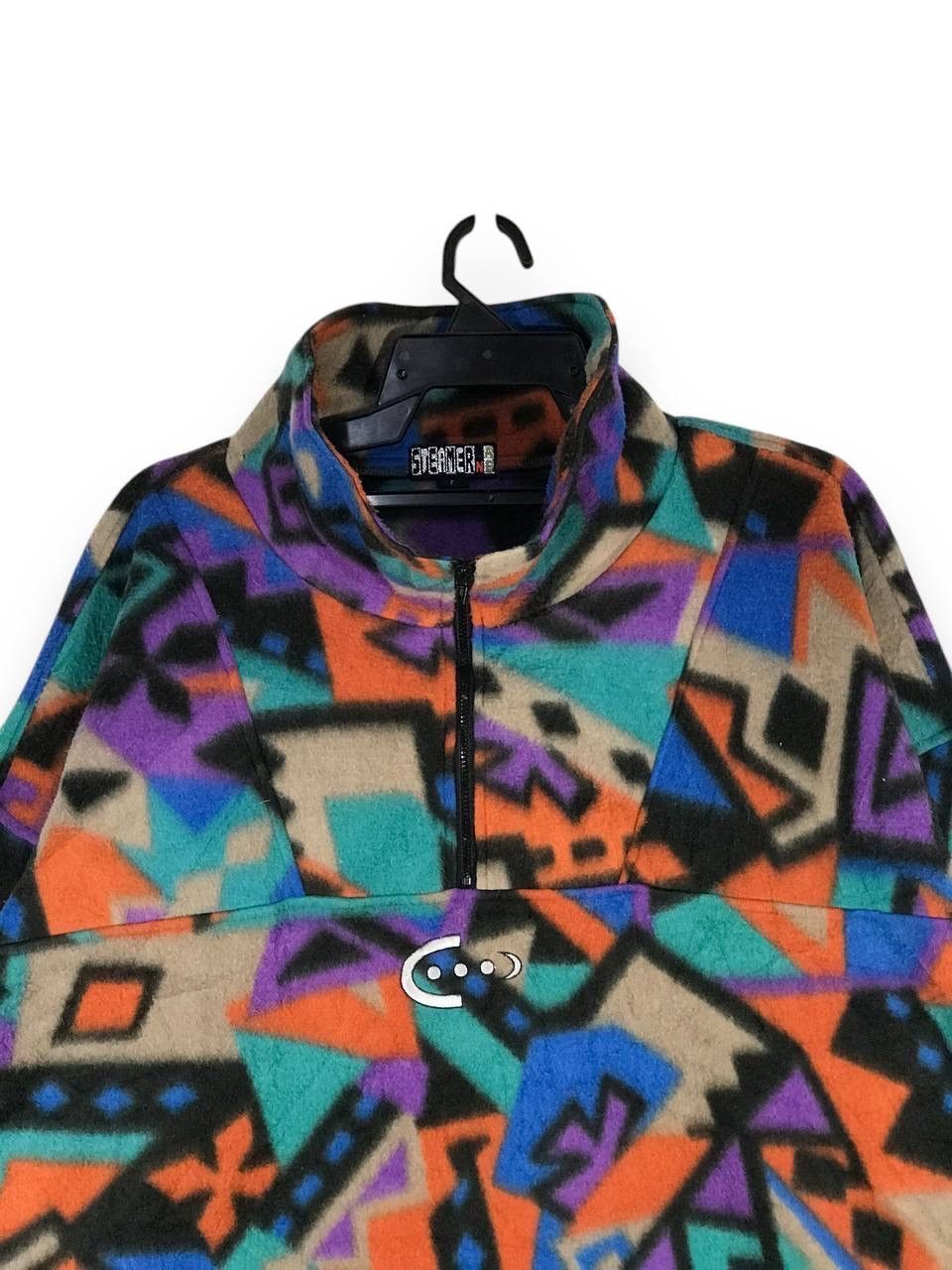 Vintage vintage 90s Steamer lane surfing fleece Size US L / EU 52-54 / 3 - 2 Thumbnail