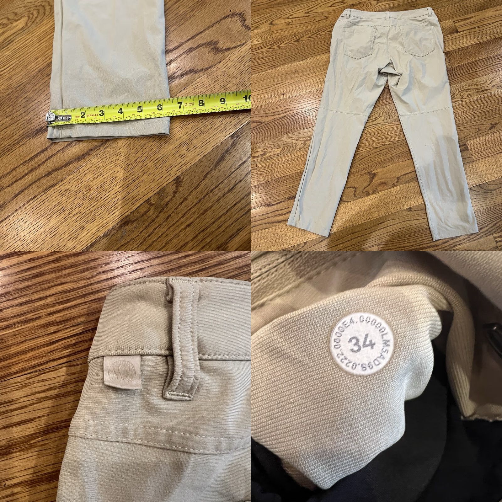 Lululemon Lululemon Pants Mens 34x31 Beige Warpstreme ABC Commission Size US 34 / EU 50 - 8 Thumbnail