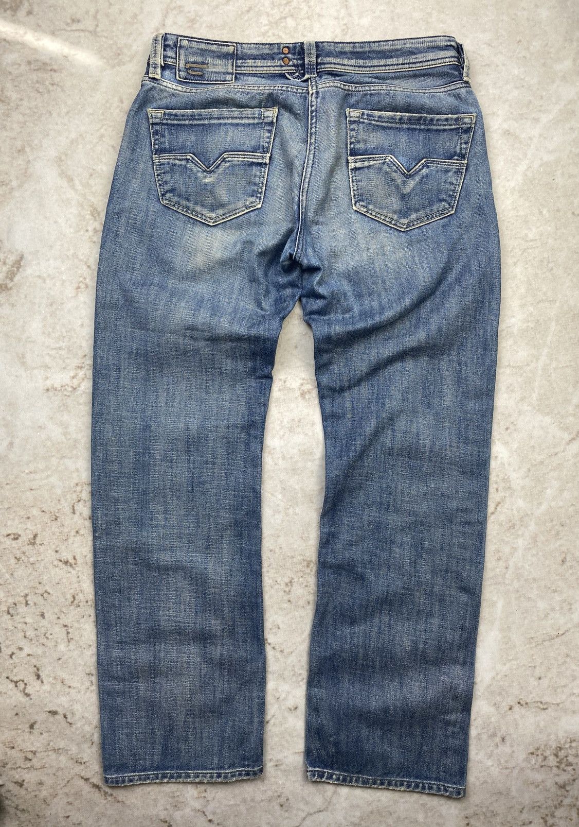 Diesel Vintage Diesel Y2K Faded Flared Jeans Denim Pants Rare Size US 34 / EU 50 - 8 Thumbnail