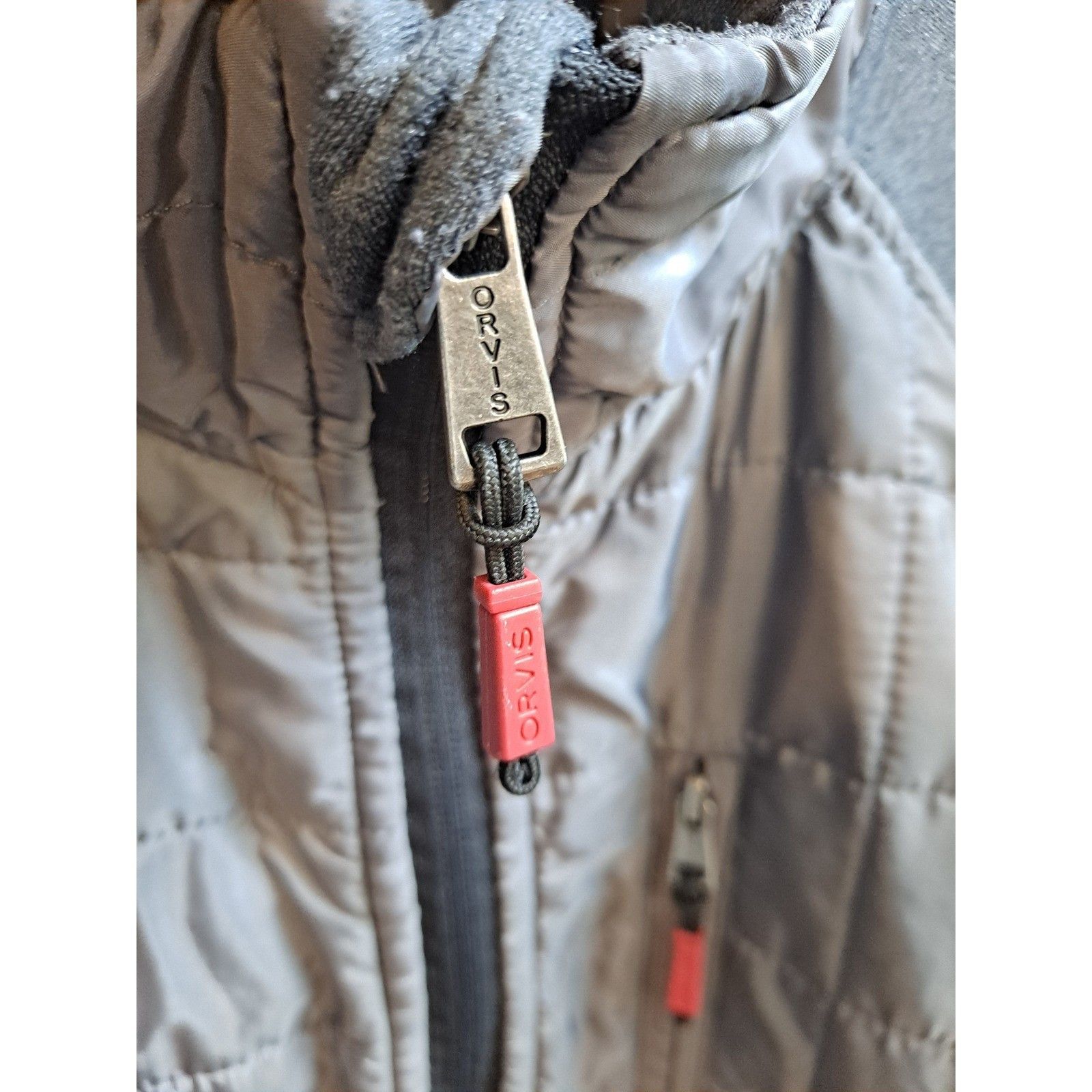 Orvis Orvis Fleece Jacket Quilted Puffer Lightweight Full Zip Gray Size US M / EU 48-50 / 2 - 5 Thumbnail