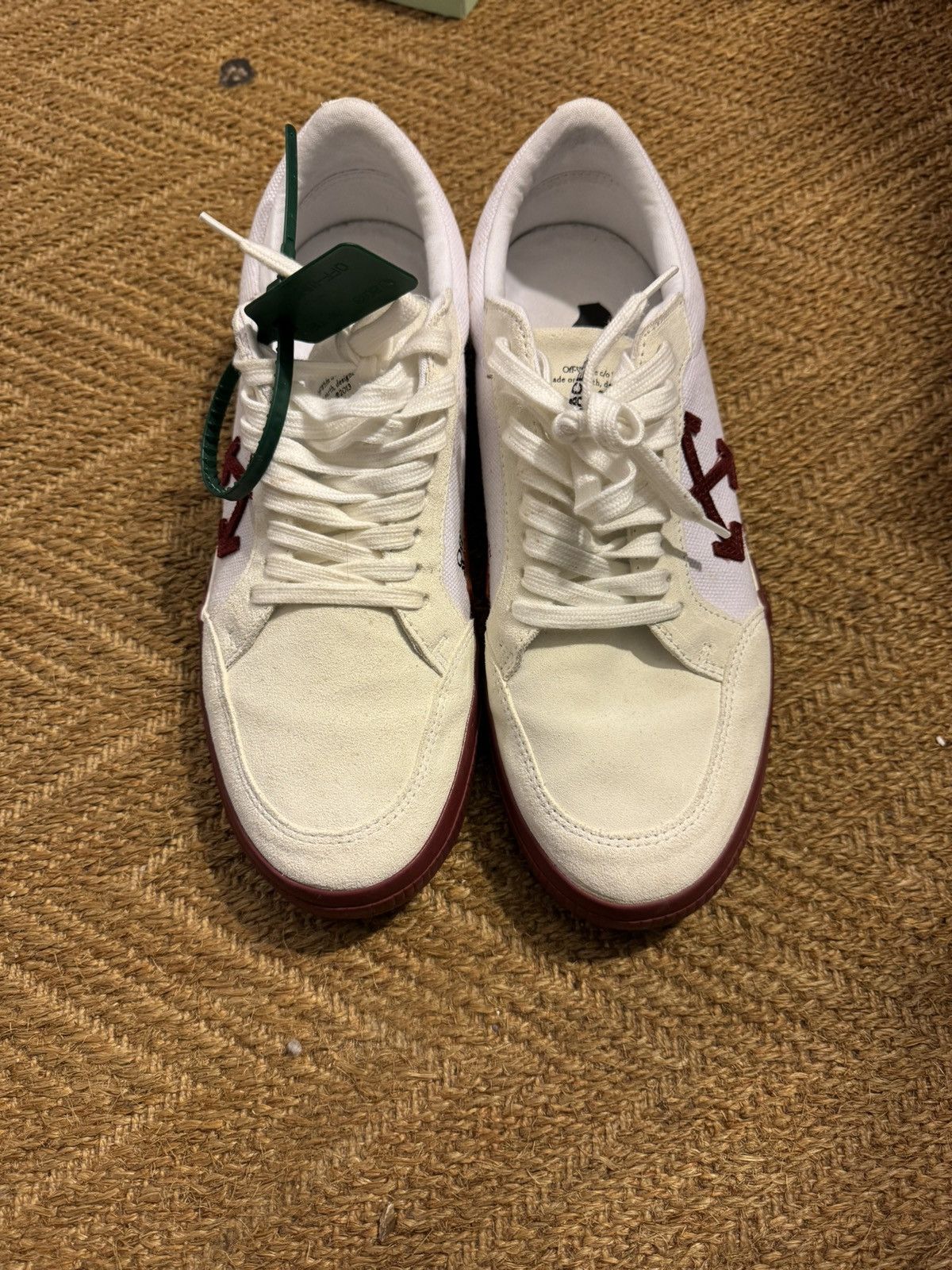 Off-White Off white vulcanized low sneakers Size US 10.5 / EU 43-44 - 3 Thumbnail