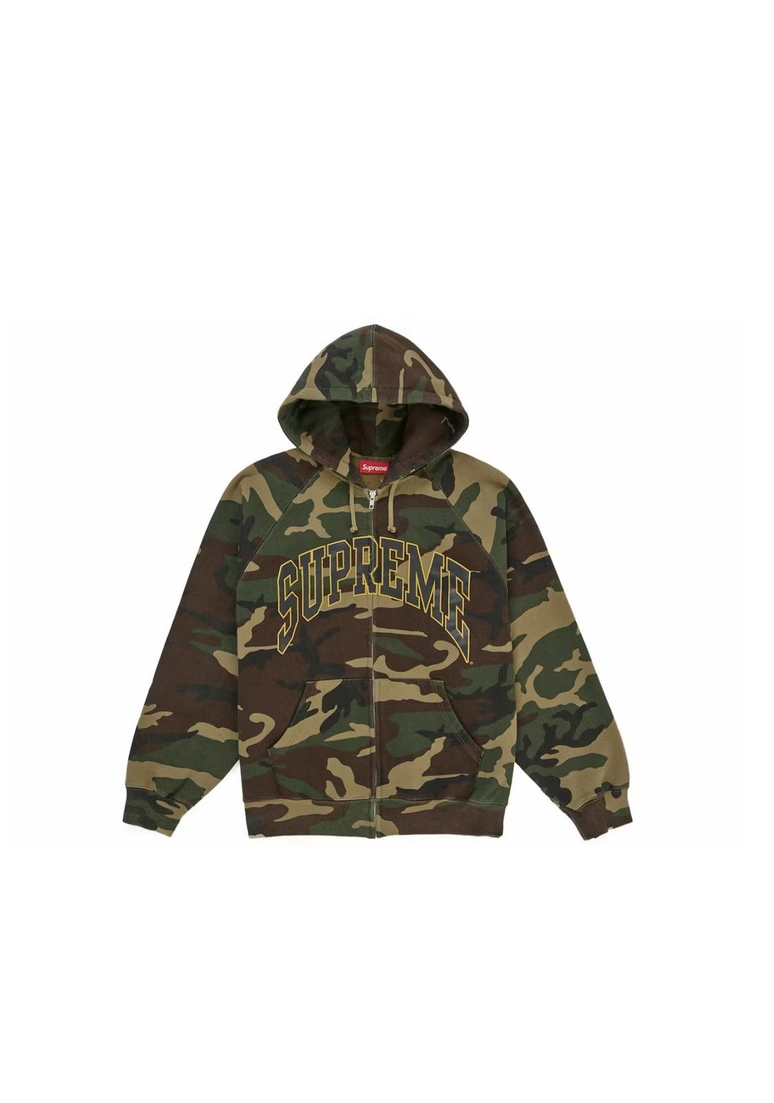 Supreme Supreme Raglan Zip Up Hoodie Size US M / EU 48-50 / 2 - 1 Thumbnail
