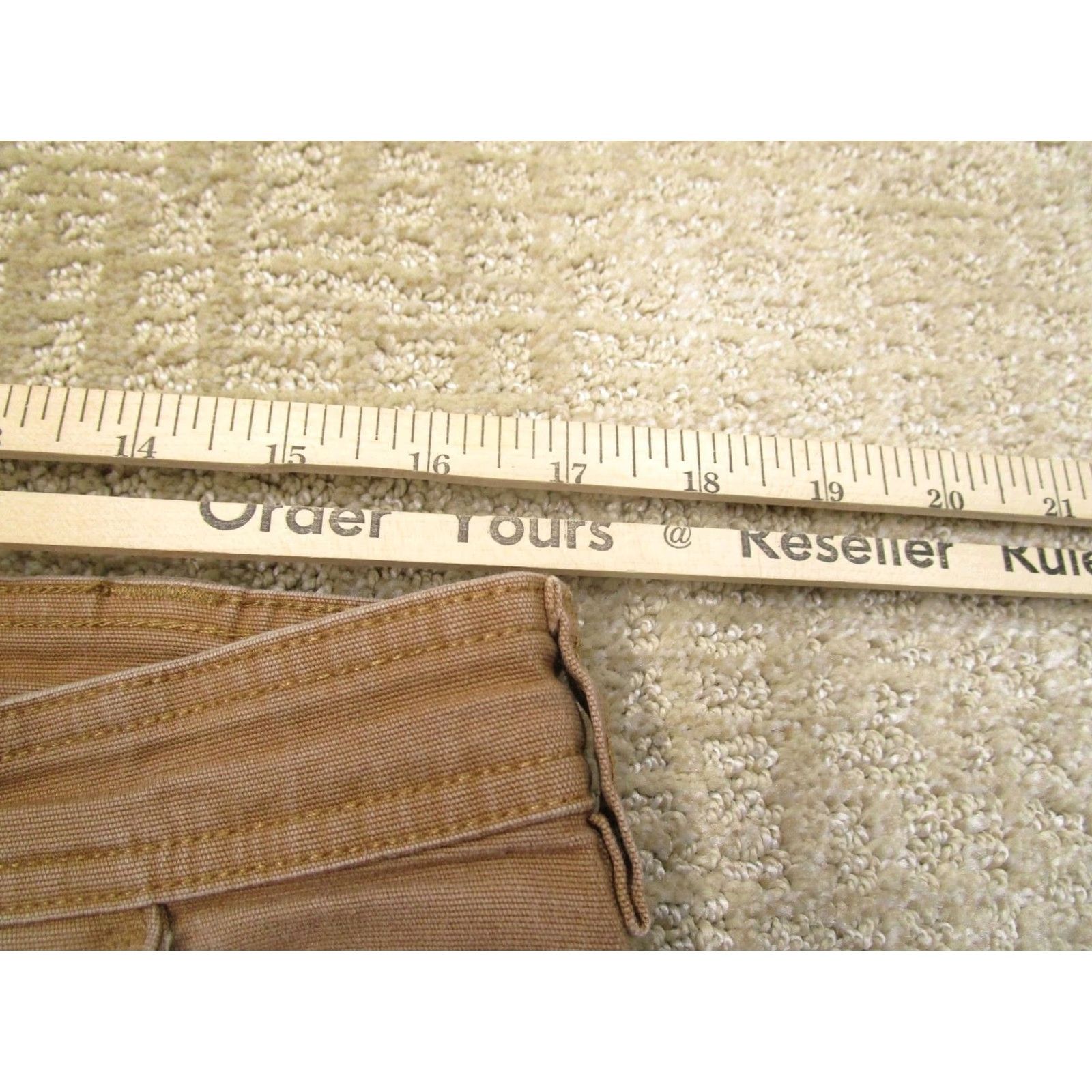 Vintage Duluth Cargo Pants Men 36x30 Brown Canvas Workwear Cargo Pocket Relaxed Fit Front Flat Front Pant Size US 36 / EU 52 - 6 Thumbnail