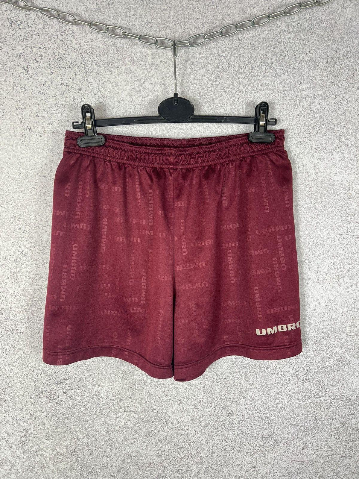 Umbro Vintage 90s Umbro Monogram Logo Shorts Size US 32 / EU 48 - 1 Thumbnail