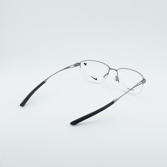 Nike NIKE 6045 070 Eyeglasses Gunmetal 56mm Rectangle Frame Size ONE SIZE - 6 Thumbnail
