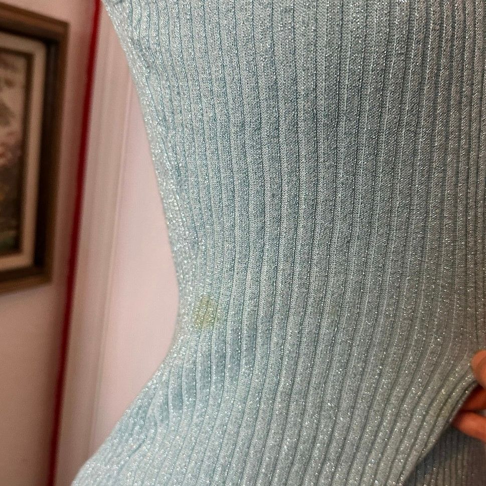 Other dfa new york sparkly pearl knit blue tank top Size L / US 10 / IT 46 - 3 Thumbnail
