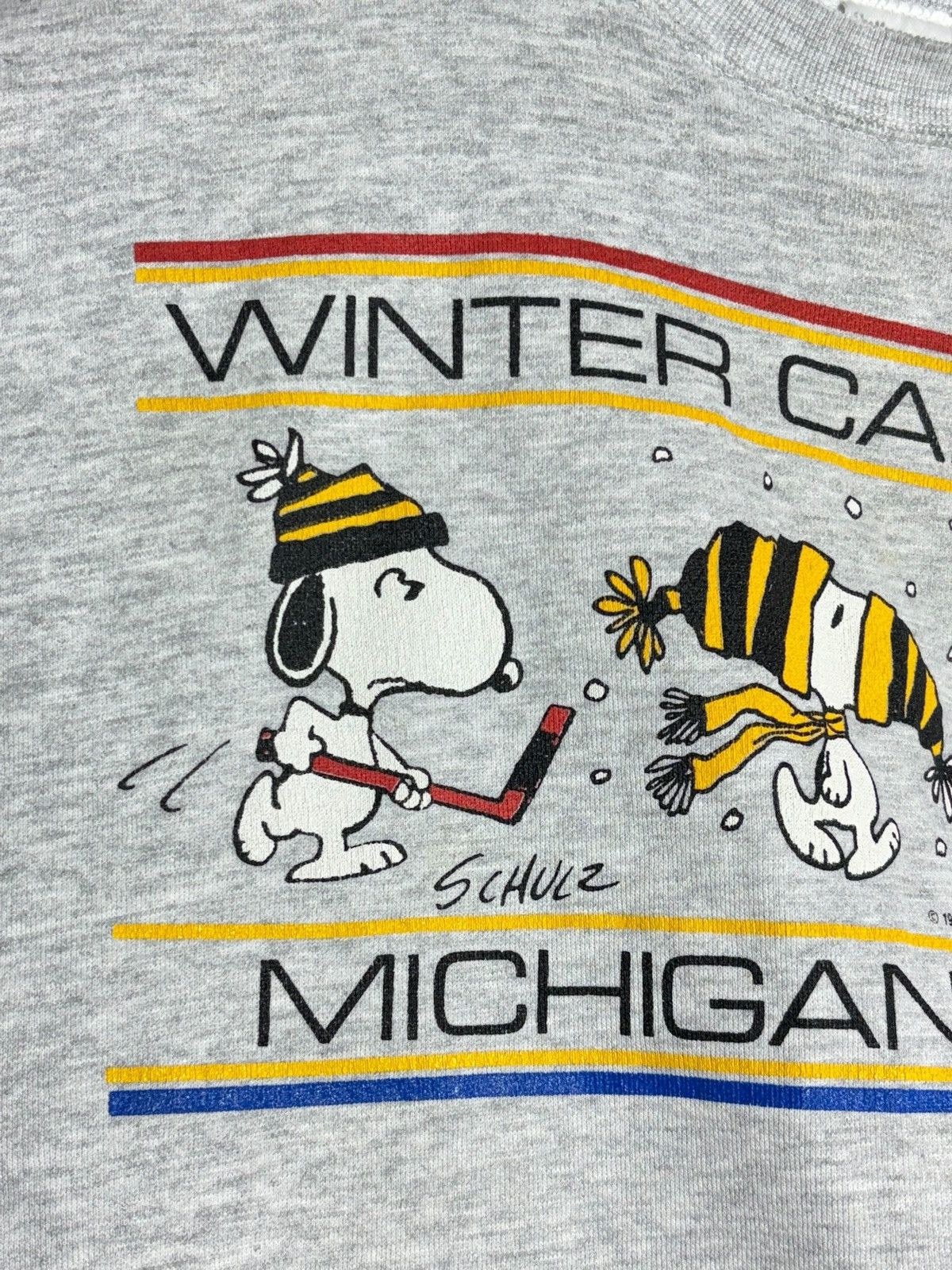 Vintage 70s Vintage Snoopy Michigan Tech Carnival 1958 Sweatshirt Size US XL / EU 56 / 4 - 4 Thumbnail