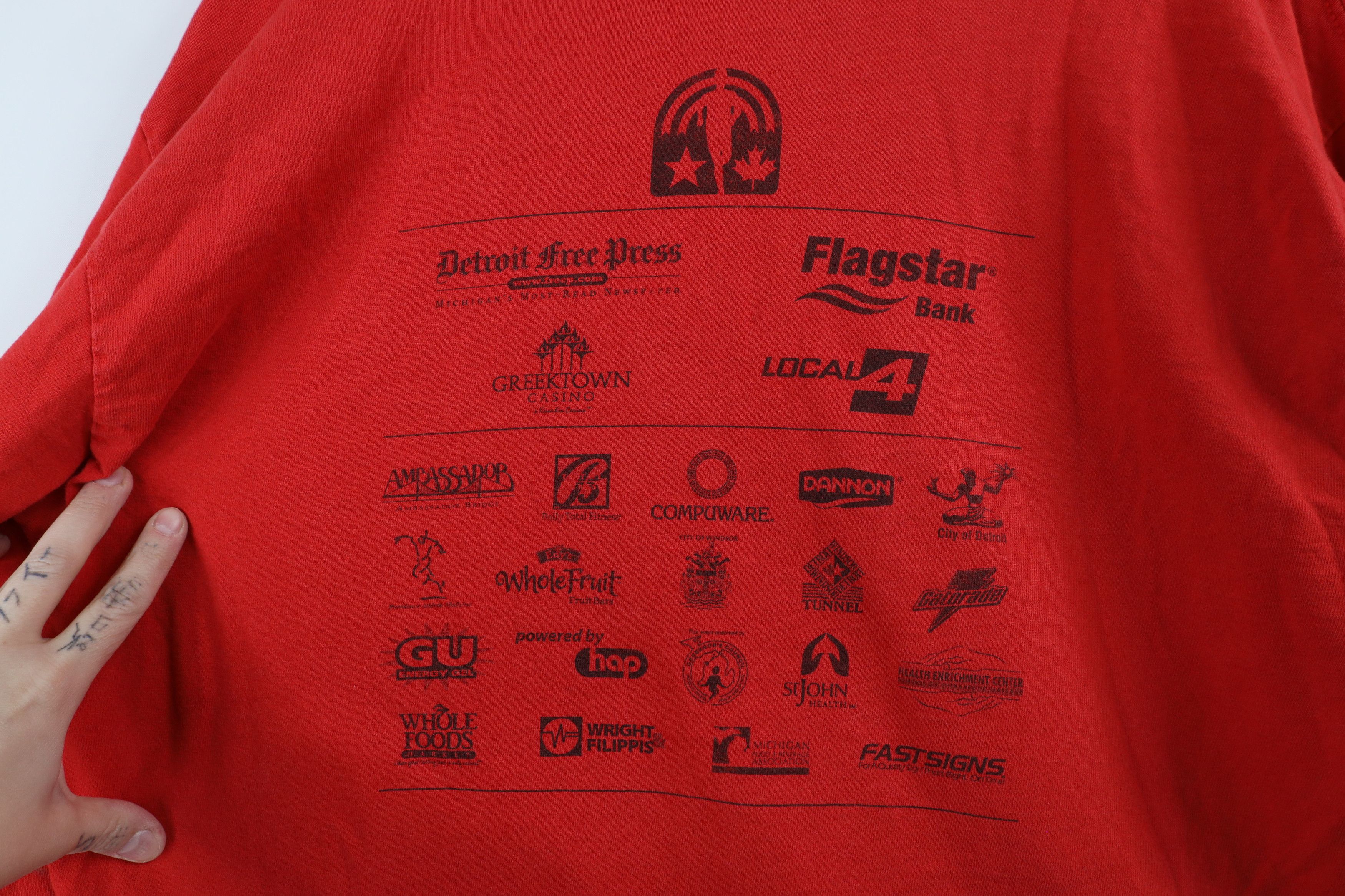 Vintage Vintage Y2K 2005 Press Half Marathon Long Sleeve T-Shirt Size US L / EU 52-54 / 3 - 10 Thumbnail
