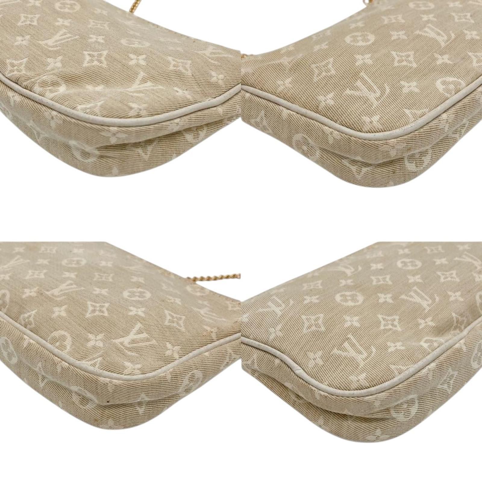 Louis Vuitton Louis Vuitton - Beige Monogram Mini Pochette Accessoires Bag Size ONE SIZE - 5 Thumbnail