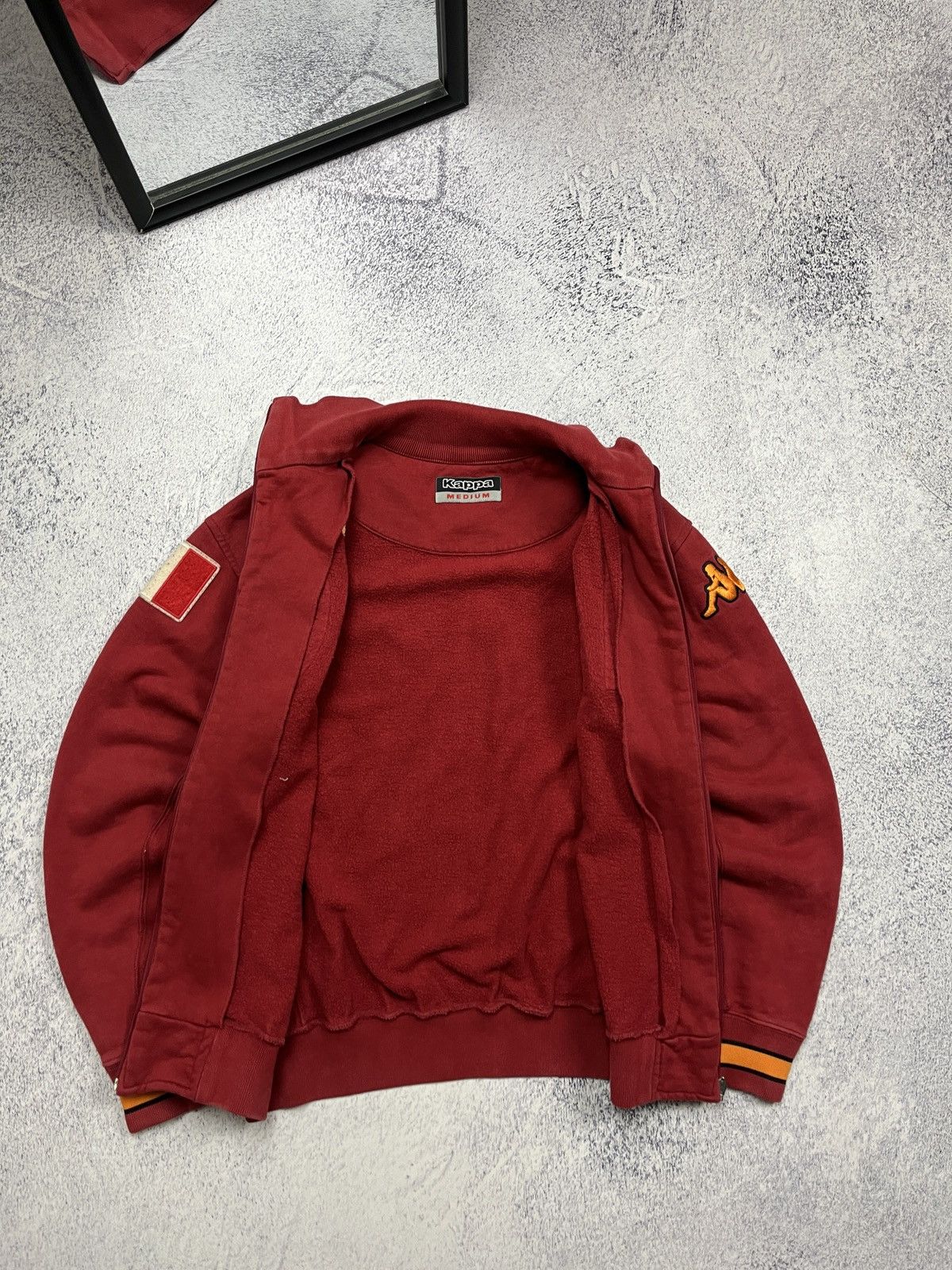 Kappa Vintage AS Roma Italy Kappa Soccer Track Jacket Blockcore Size US M / EU 48-50 / 2 - 10 Thumbnail