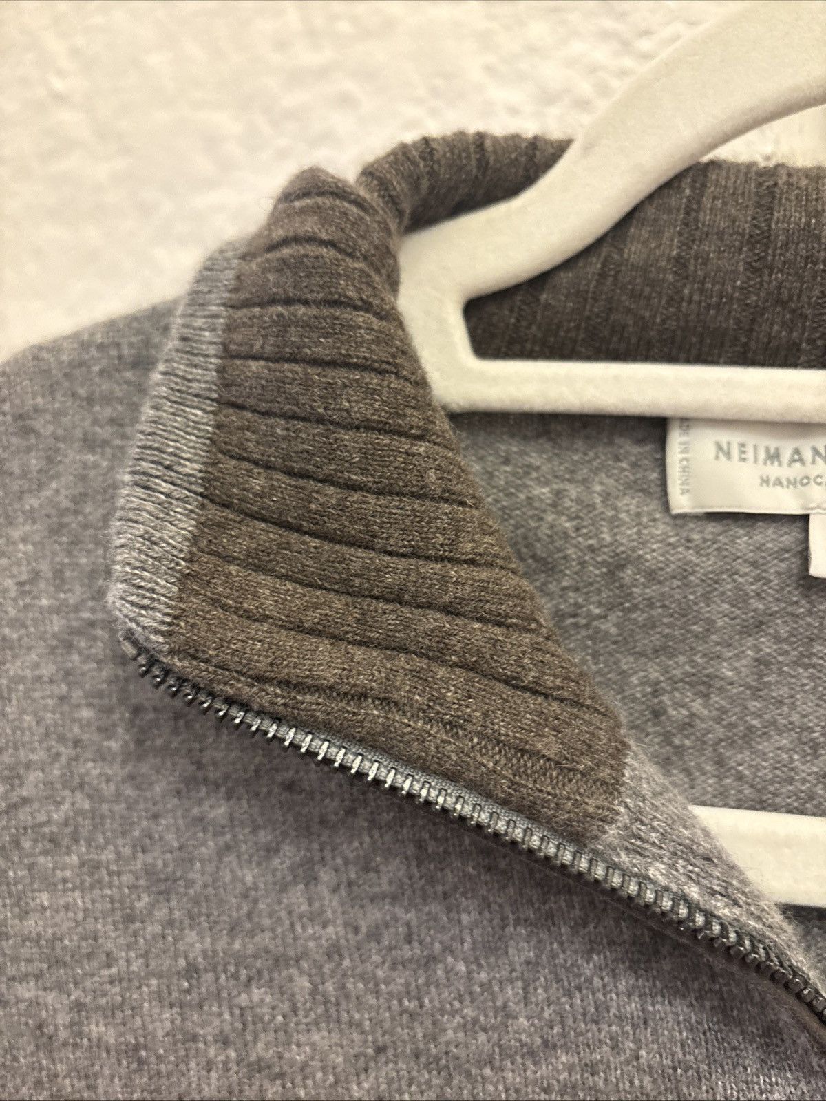 Neiman Marcus Neiman Marcus Cashmere Quarter-Zip Pullover Sweater Size US M / EU 48-50 / 2 - 9 Thumbnail