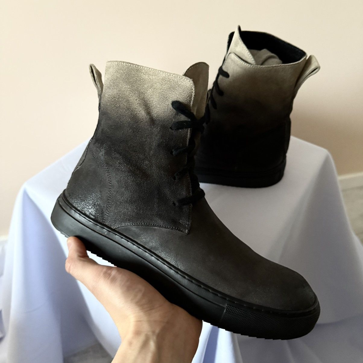 Rundholz RARE Rundholdz Avantgarde Leather Shoes Rick Owens Style Size US 9.5 / IT 39.5 - 5 Thumbnail