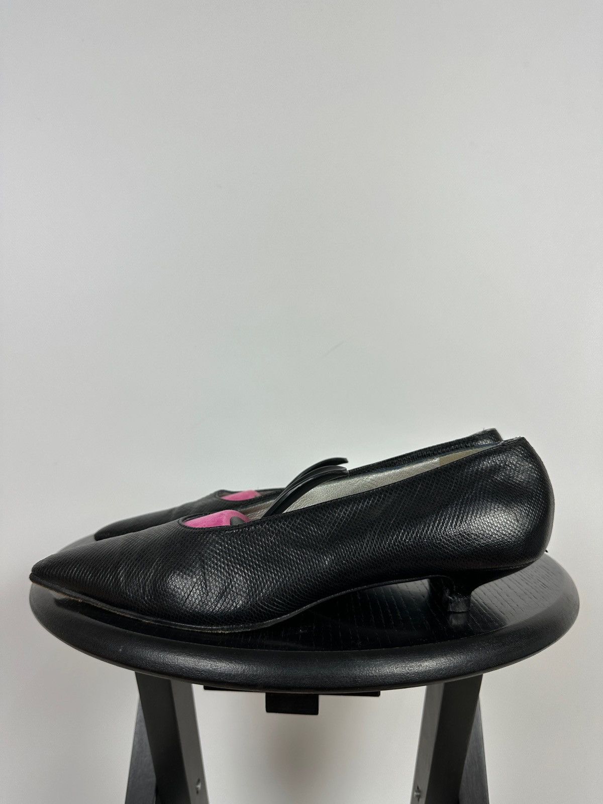 Gucci Vintage Gucci Tom Ford Black Leather Heels Size US 7.5 / IT 37.5 - 3 Thumbnail