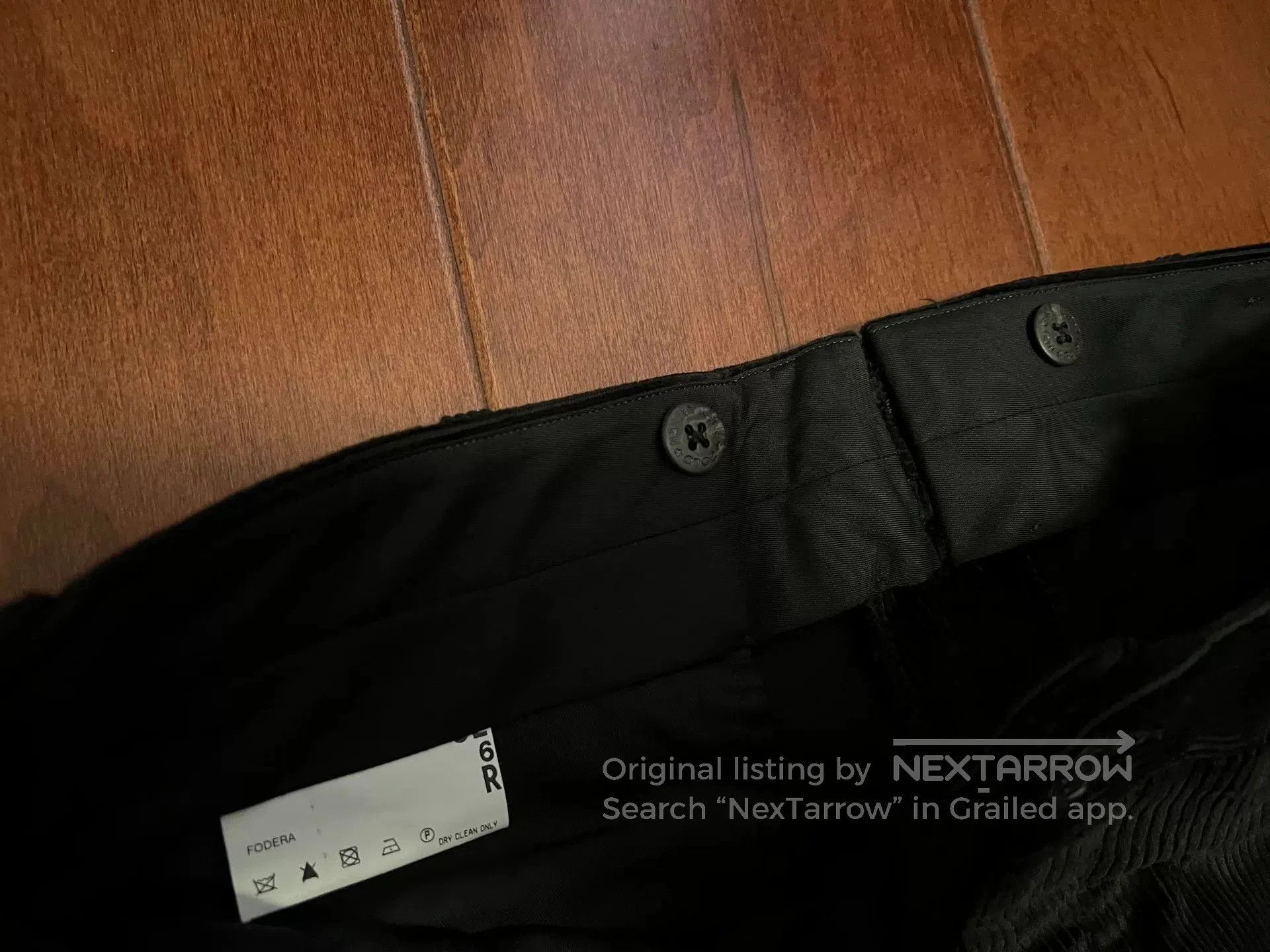 RRL Ralph Lauren POLO Ralph Lauren RRL Black Corduroy Trousers. Size US 33 - 4 Thumbnail