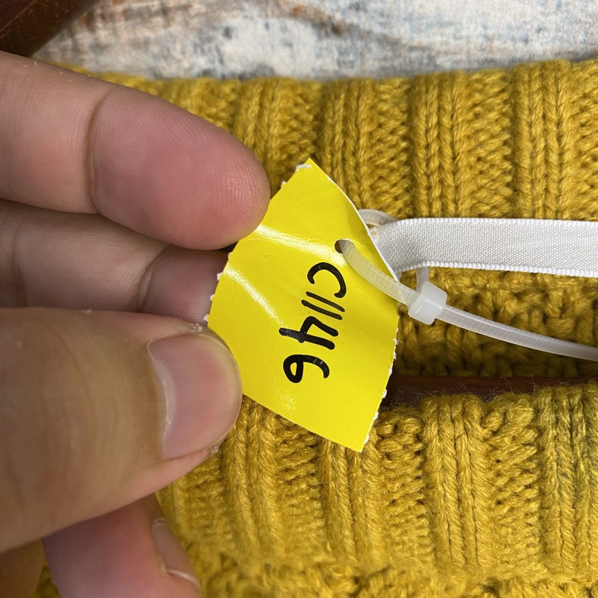 Japanese Brand DL GU Vintage Yellow Knitwear #C1146 Size L / US 10 / IT 46 - 10 Thumbnail
