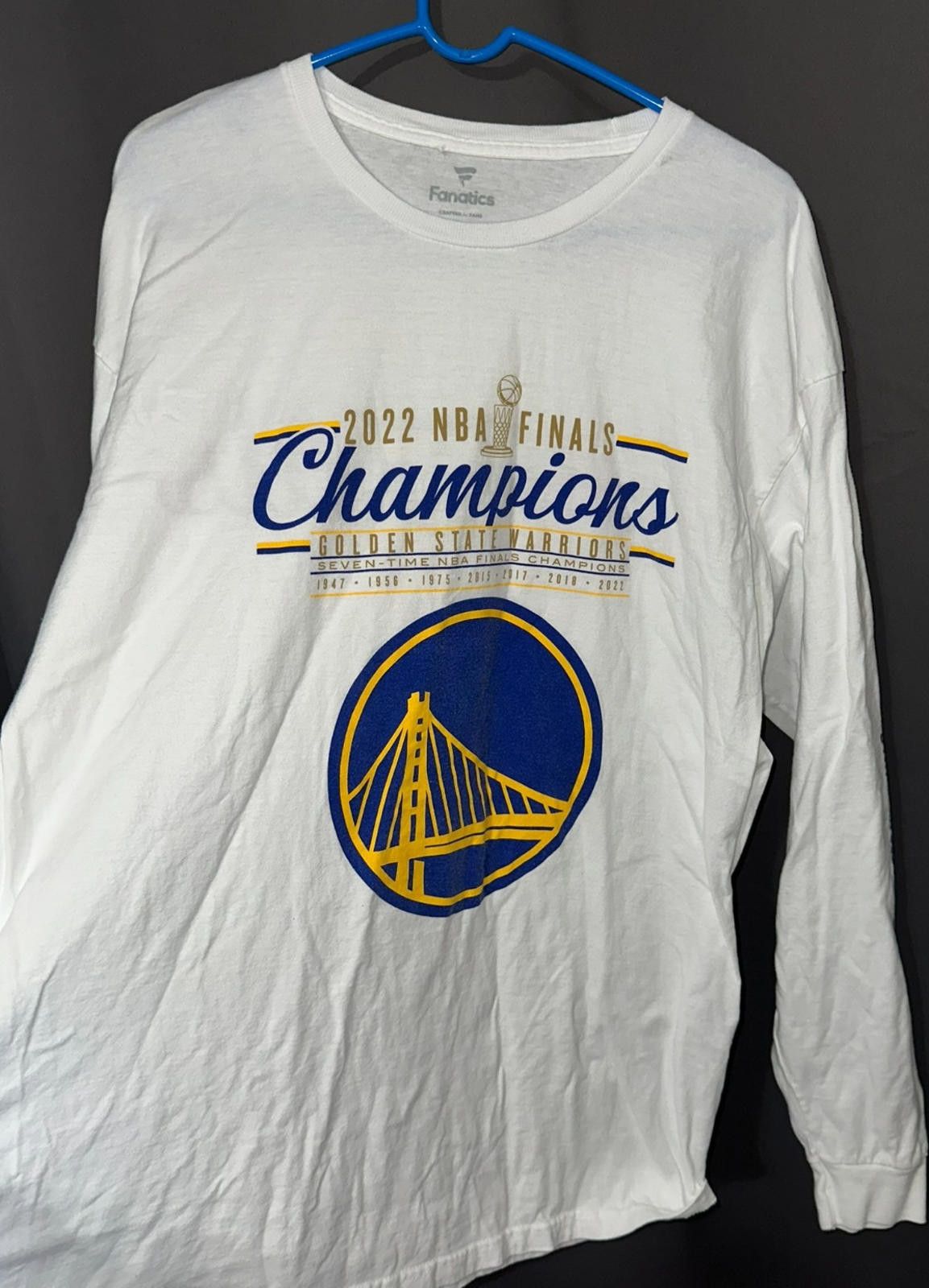 Designer Golden State Warriors 2022 NBA Finals Champs Tee XL Fanatics Size US XL / EU 56 / 4 - 1 Thumbnail