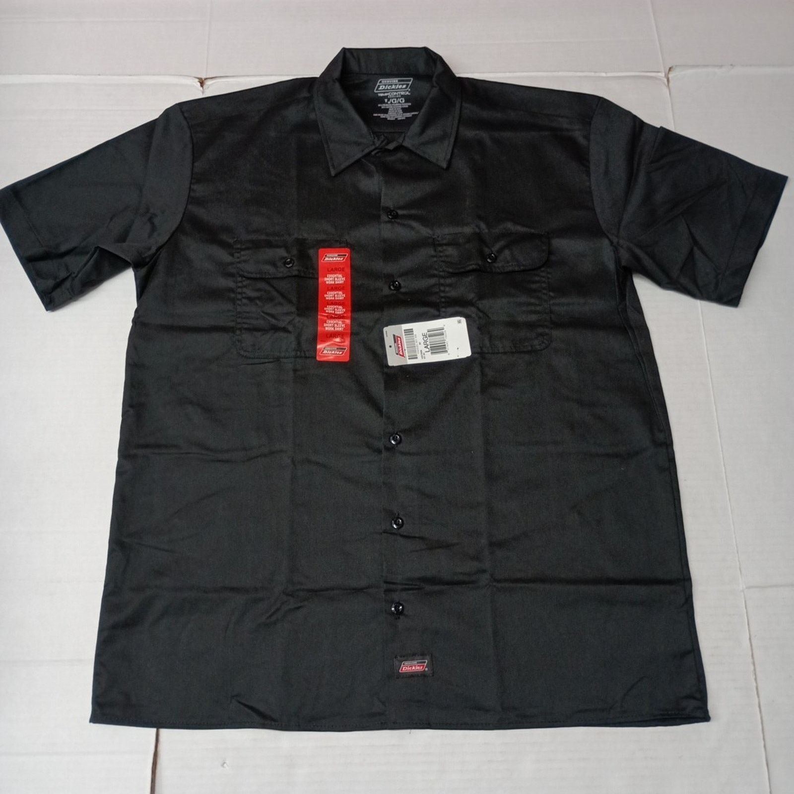 Dickies Dickies Essential Work Shirt Men's Size L Black Temp Control Size US L / EU 52-54 / 3 - 1 Thumbnail