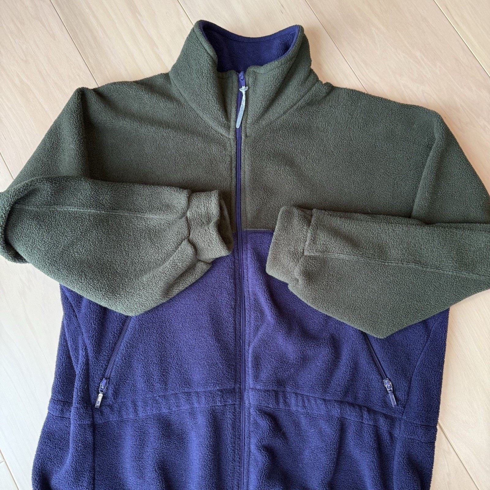 Montbell Vintage Montbell Fleece Jacket Medium Olive Purple Full Zip Size US M / EU 48-50 / 2 - 5 Thumbnail