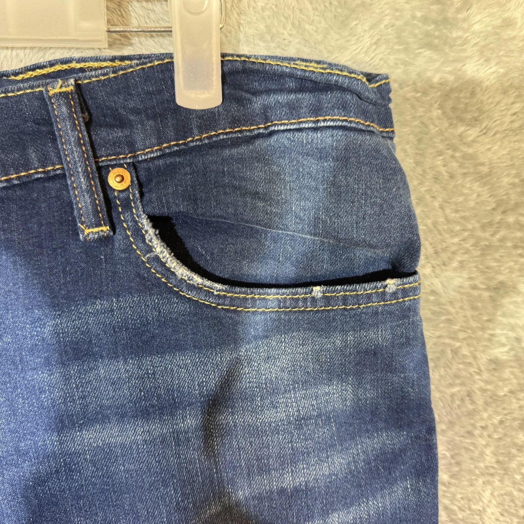 Levi's Levi's 511 Jeans Slim Taper Regular 38x32 Blue Medium Wash Denim Size US 38 / EU 54 - 5 Thumbnail