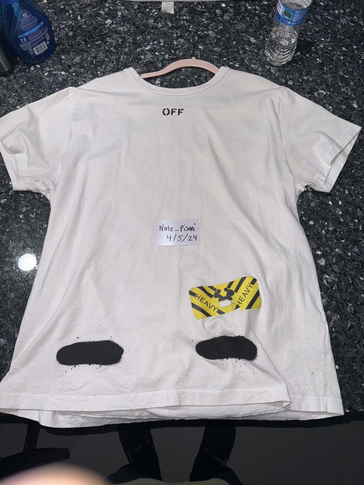 Off White Off white mirror mirror tee Grailed