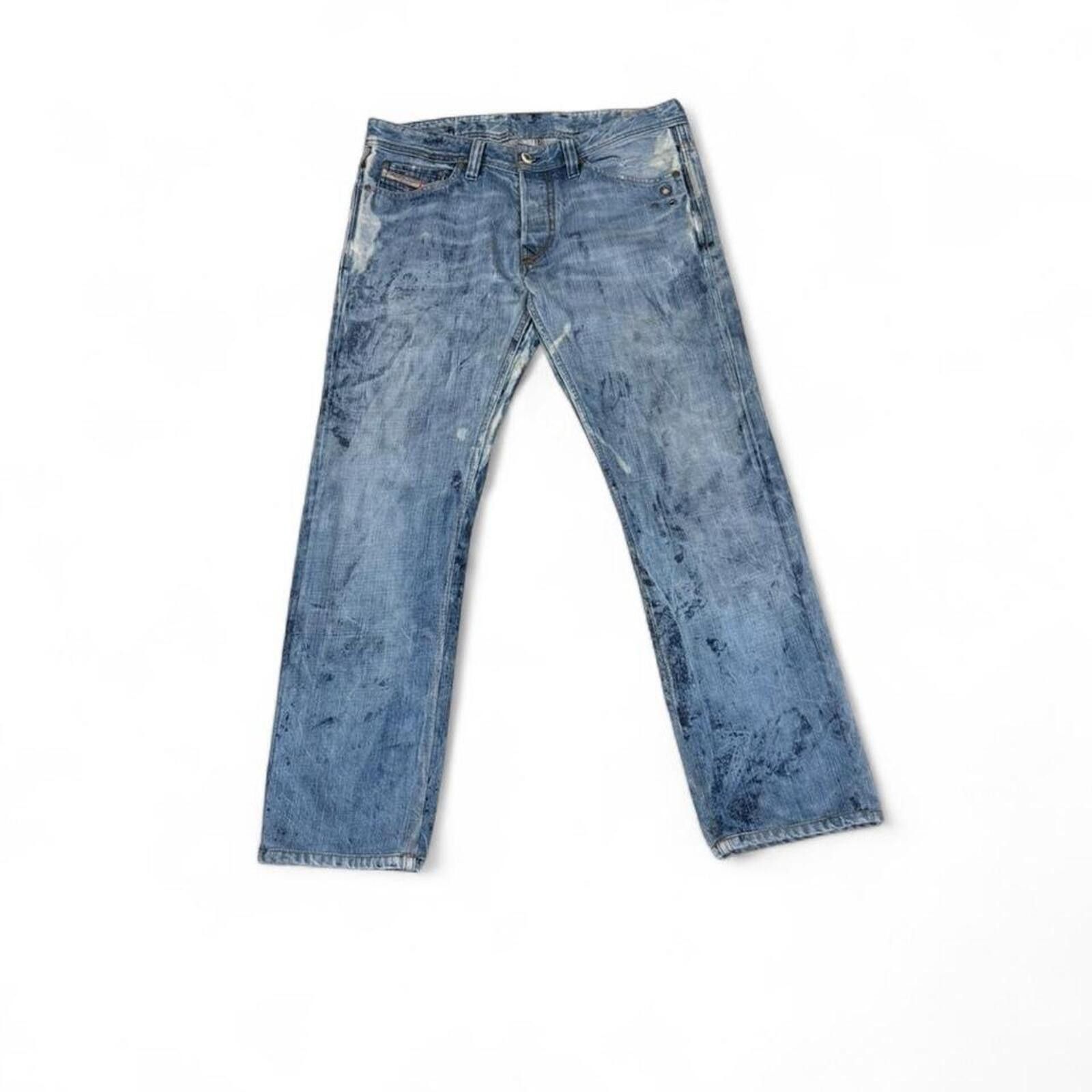 Diesel Diesel Viker vintage style stud detailing denim jeans Size 32" / US 10 / IT 46 - 5 Thumbnail